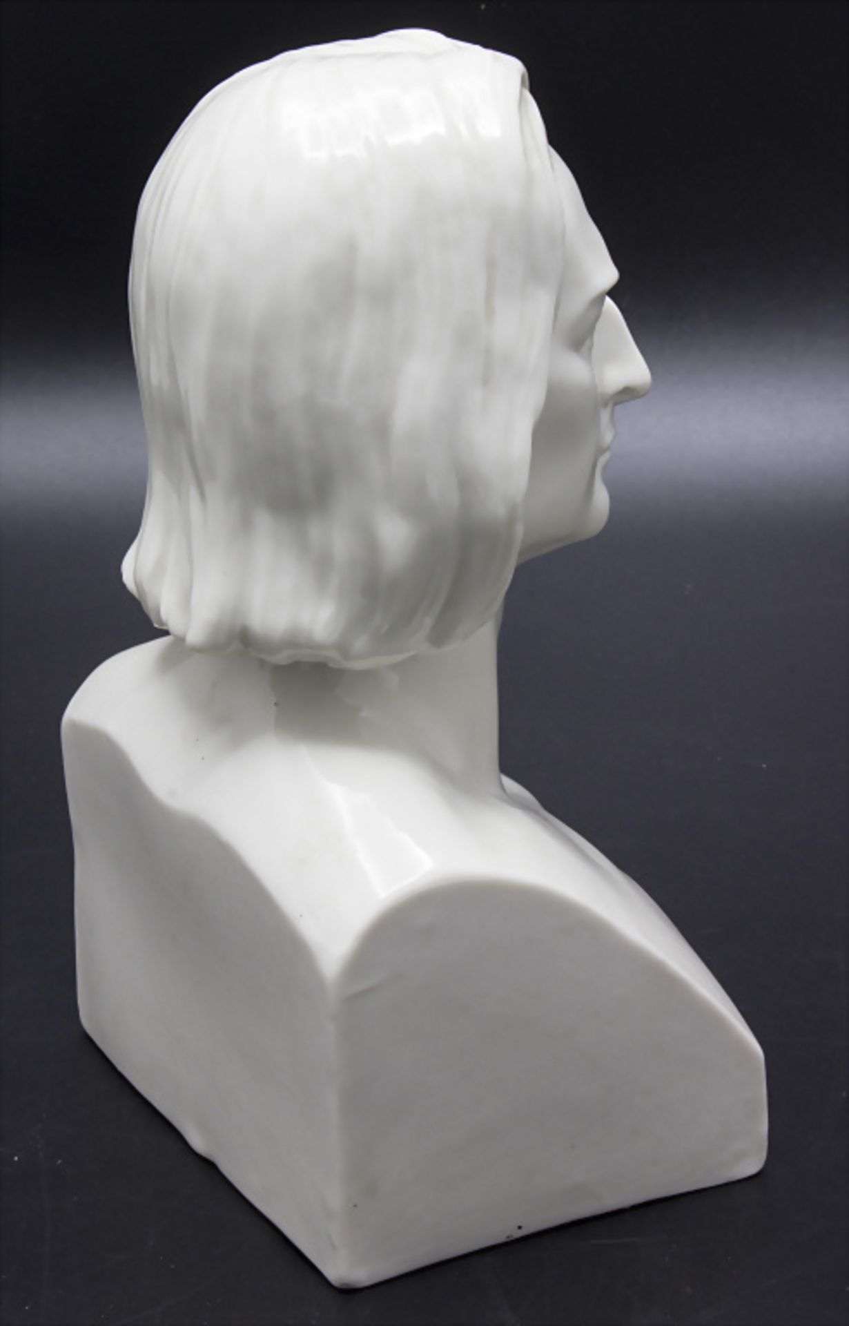 Büste 'Franz Liszt' / A bust of 'Franz Liszt', Dressel, Kister & Co., Passau, Anfang 20. Jh. - Bild 2 aus 5