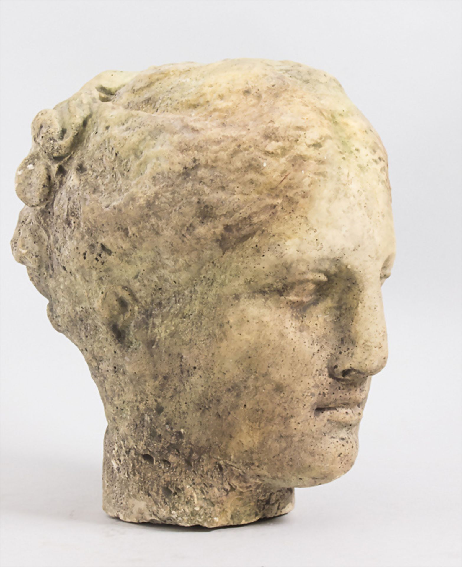 Gartenskulptur 'Kopf der Hygeia' / A garden sculpture 'Head of the goddess of Health', wohl 19. Jh. - Bild 2 aus 4