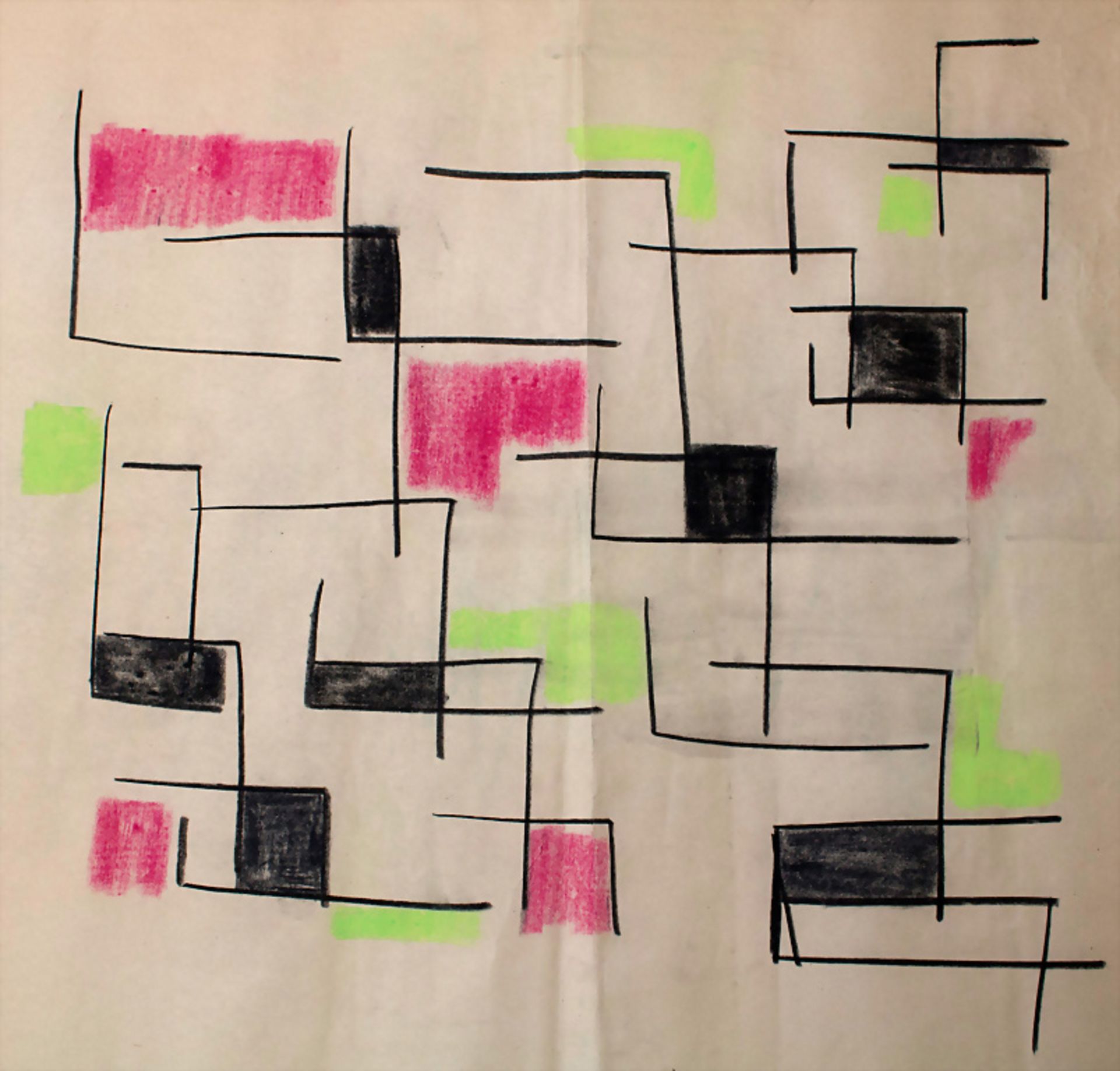 Künstler des 20. Jh., '8 abstrakte Kompositionen' / '8 abstract compositions' - Bild 5 aus 7