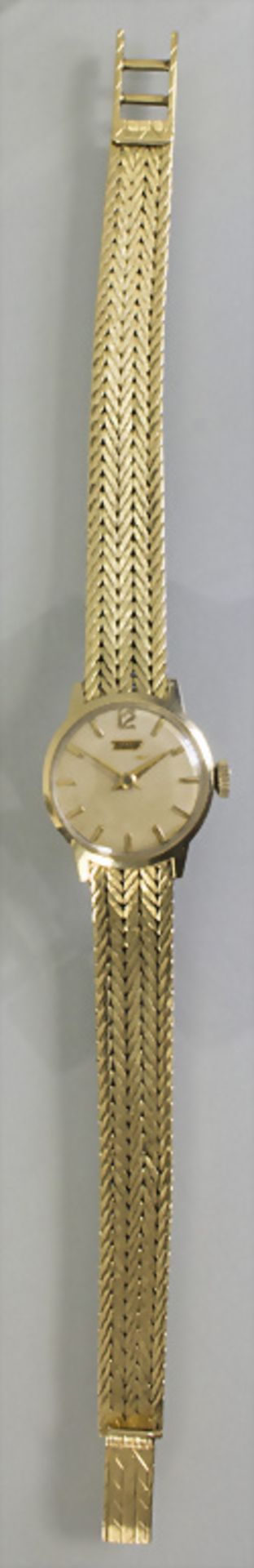 Damenarmbanduhr in Gold / An 18k gold ladies wristwatch, Tissot, Schweiz, um 1960 - Image 2 of 3