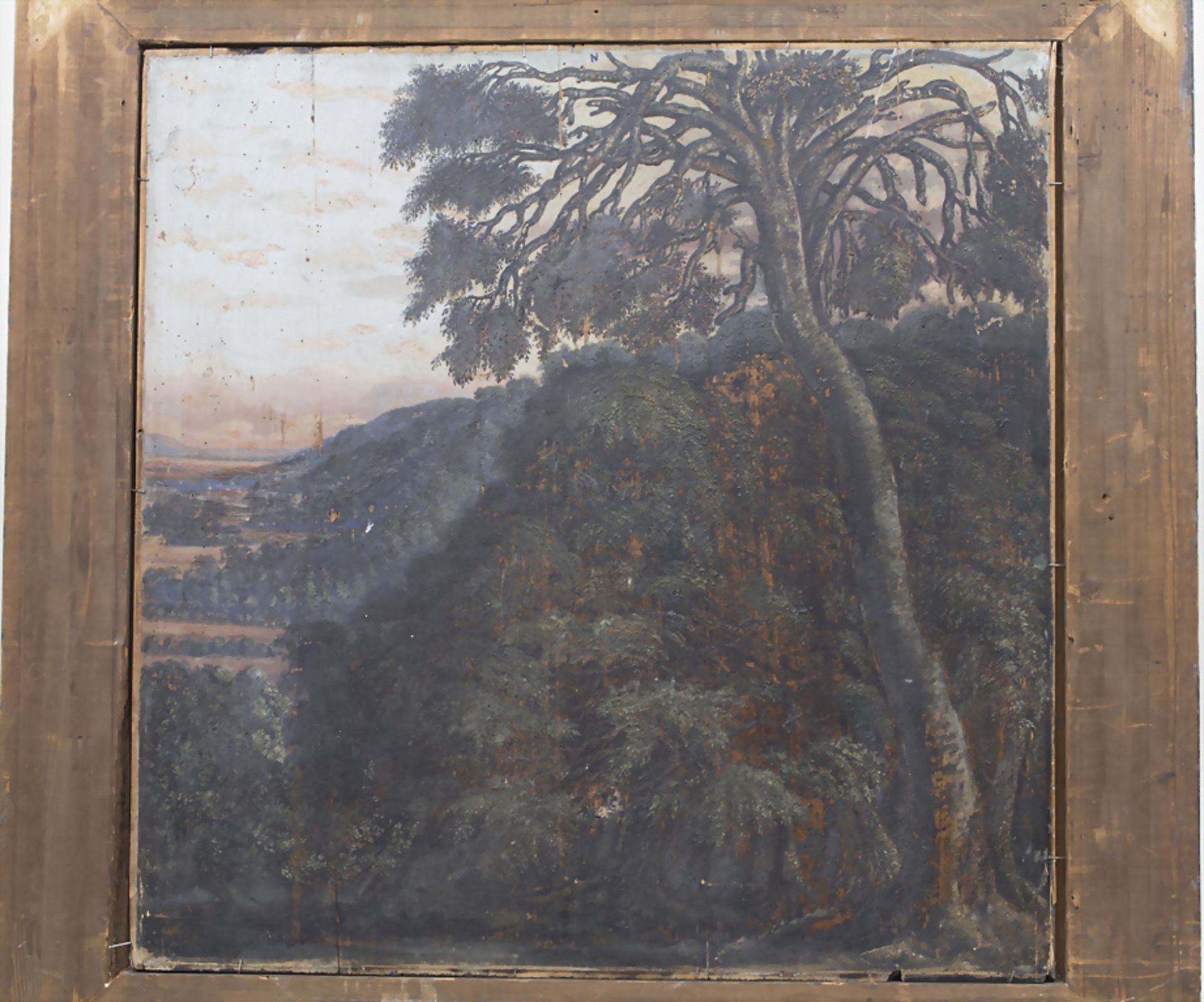 Künstler des 18. Jh., 'Hügellandschaft mit Figurenstaffage' / 'A hilly landscape with figures' - Bild 7 aus 9