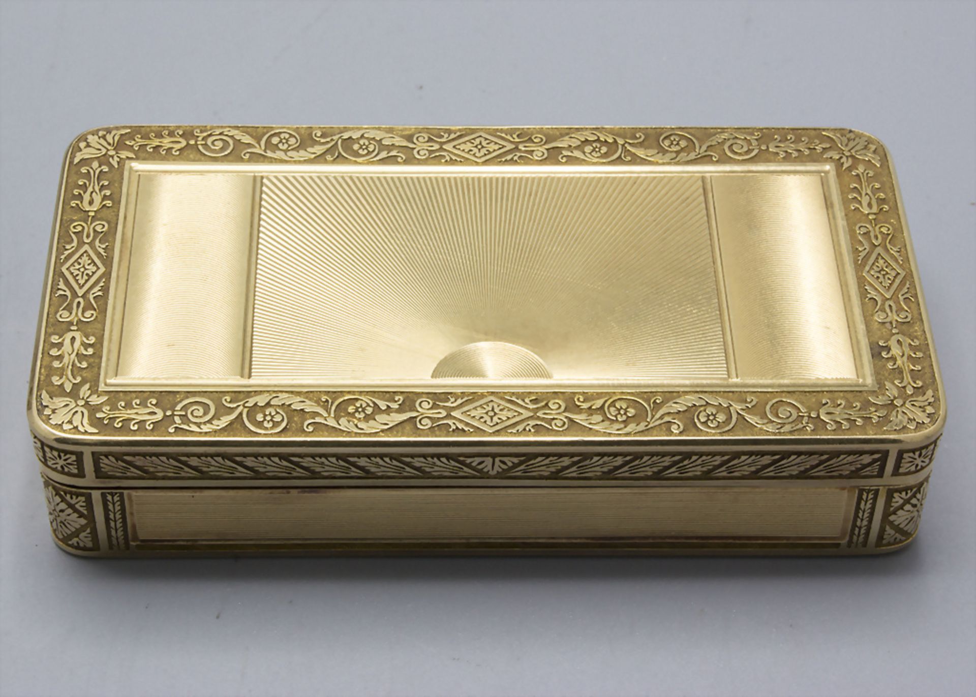 Tabatiere / Schnupftabakdose / An 18k gold snuff box, Genf / Geneve, um 1790 - Bild 2 aus 13