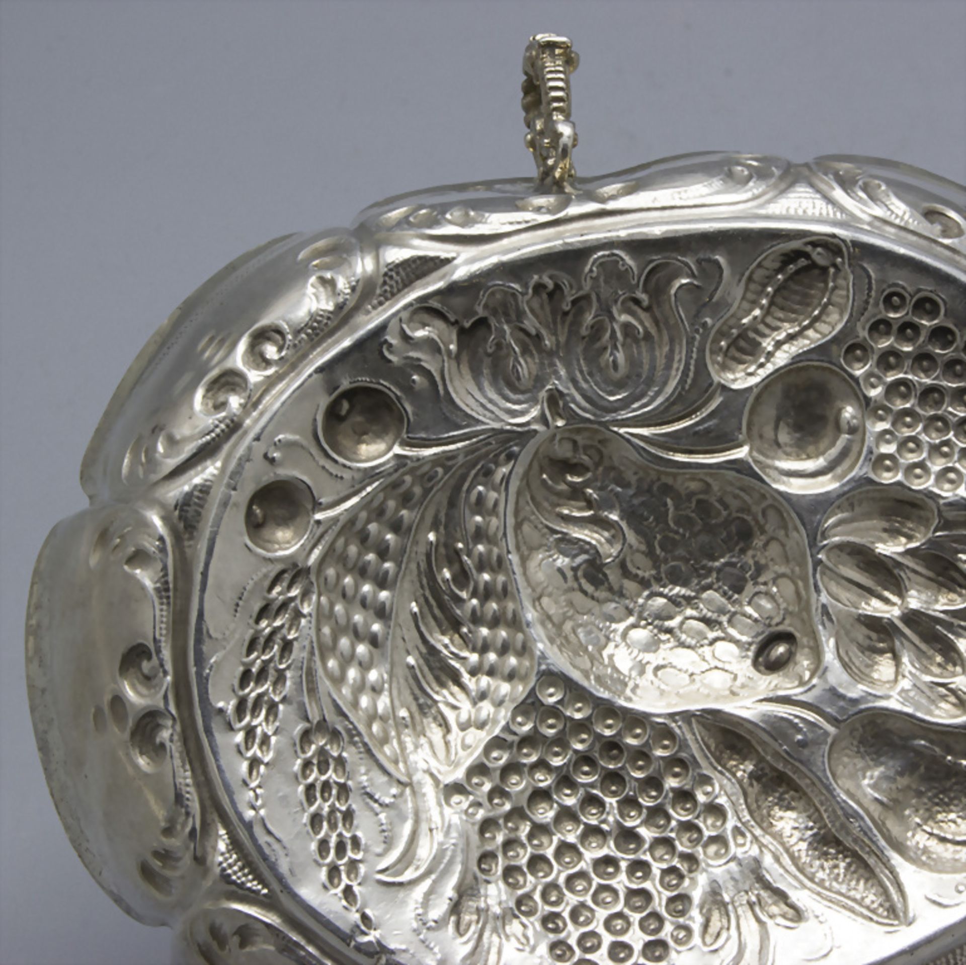 Barock Etrog Schale / A Baroque silver Etrog bowl, Johann Georg Oxner (Meister 1677-1712), München - Bild 5 aus 6