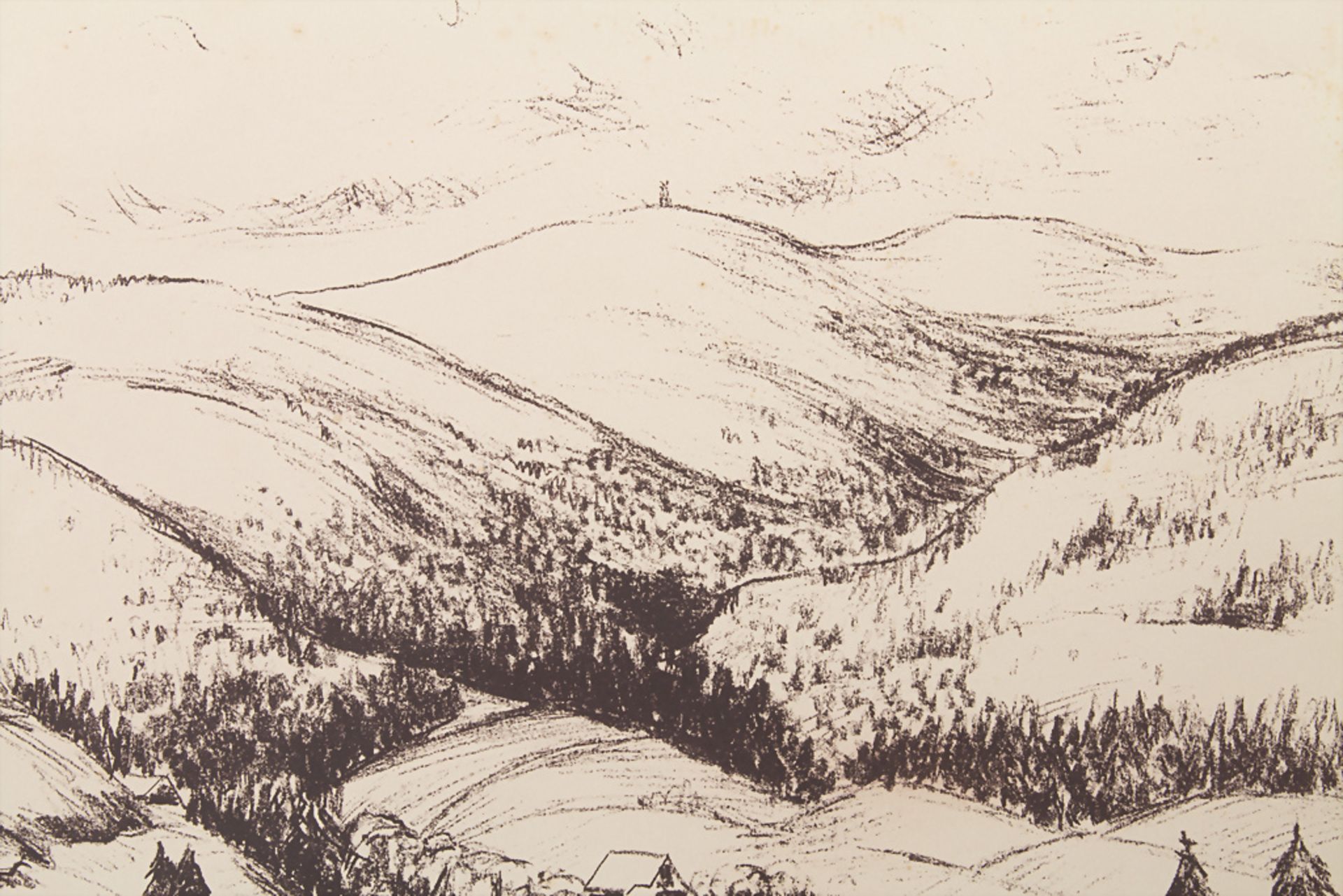 Künstler der 1930er Jahre, 2 Landschaften 'Feldberg' und 'Löwental' / 2 landscapes 'Feldberg' ... - Bild 7 aus 9