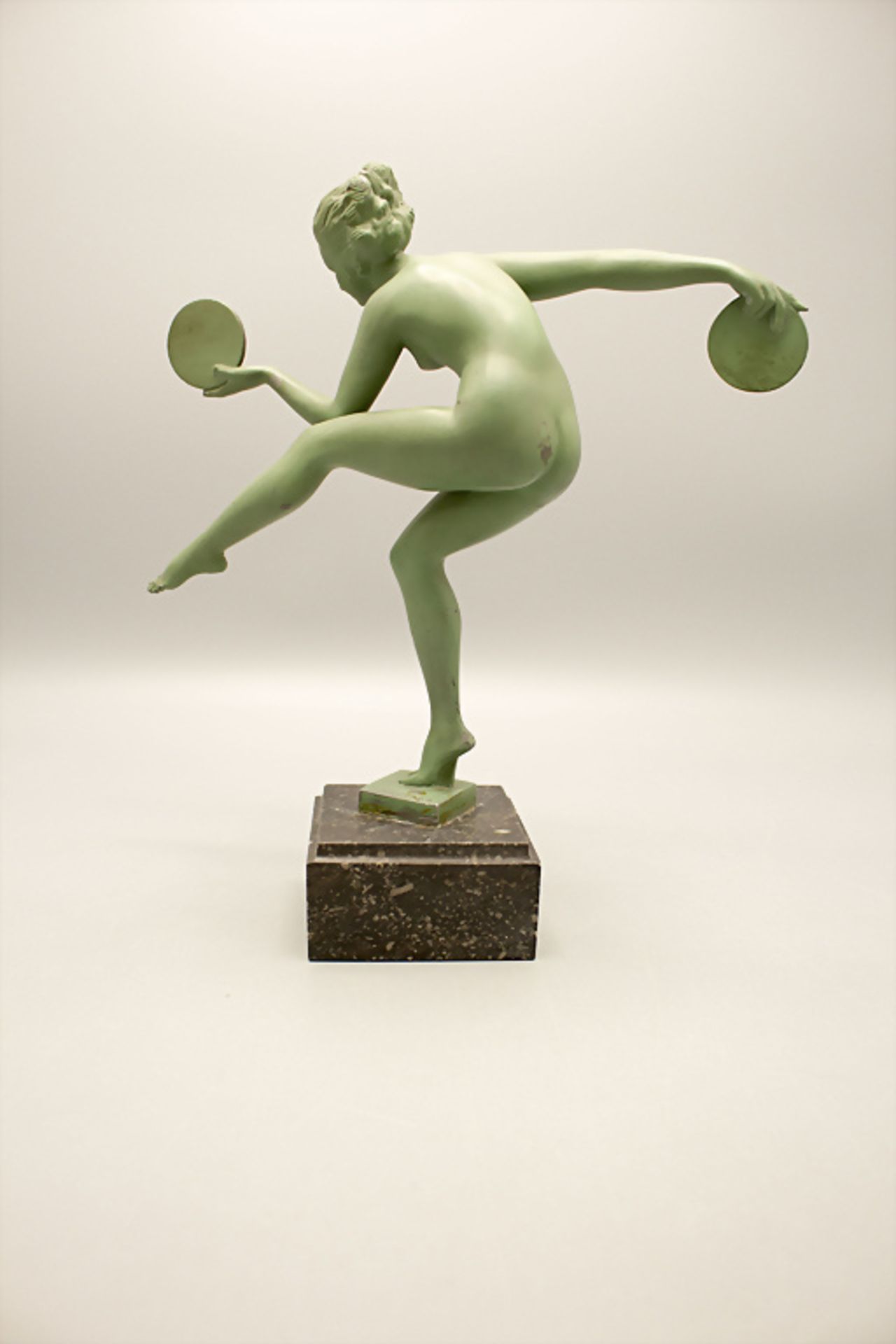 Marcel André Bouraine (1886-1948), Art Déco Plastik 'Heidnischer Tanz' / An Art Deco sculpture ... - Image 3 of 6