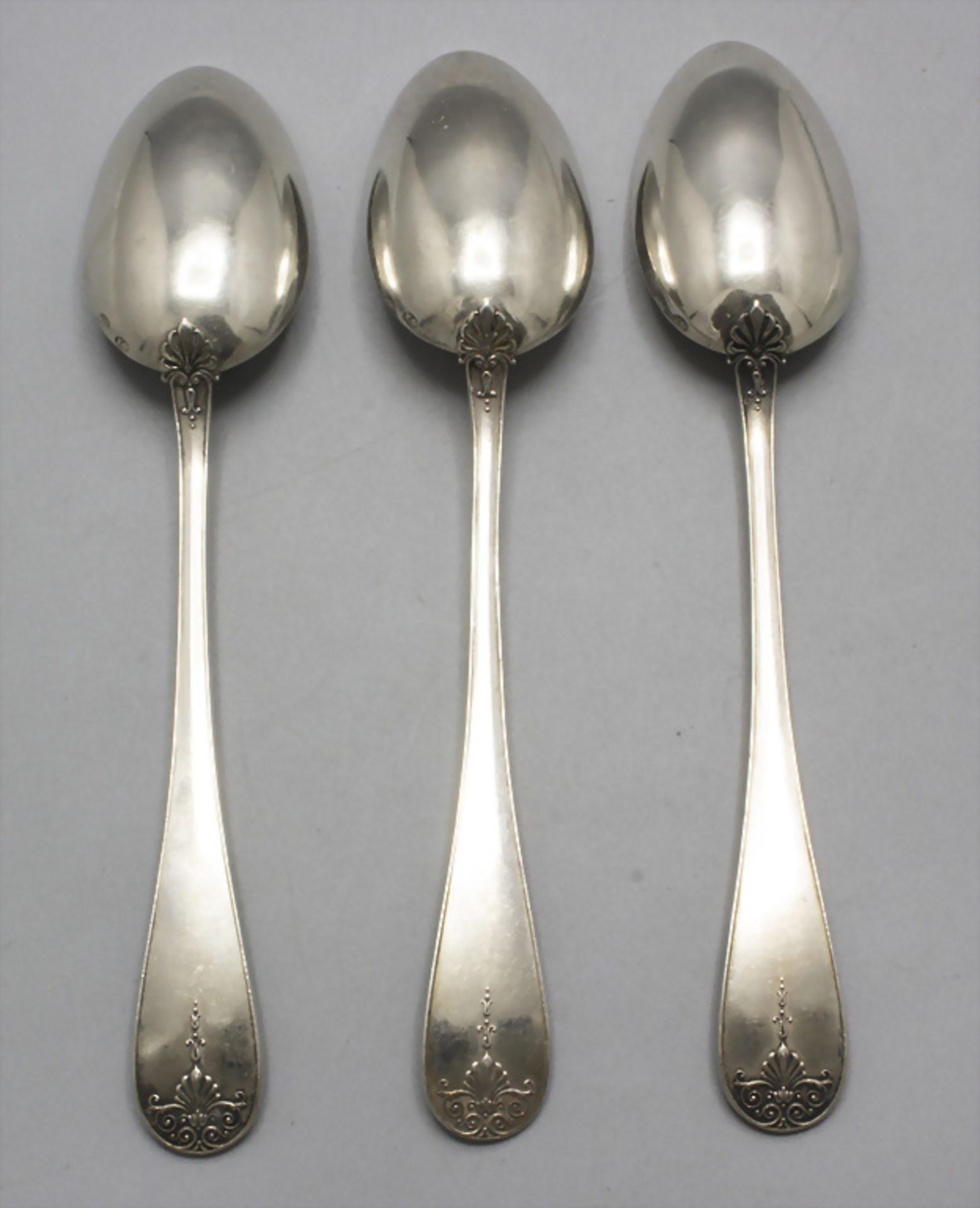 3 Löffel / 3 silver spoons, CARL FABERGÉ, Sankt Petersburg, um 1900 - Bild 2 aus 4