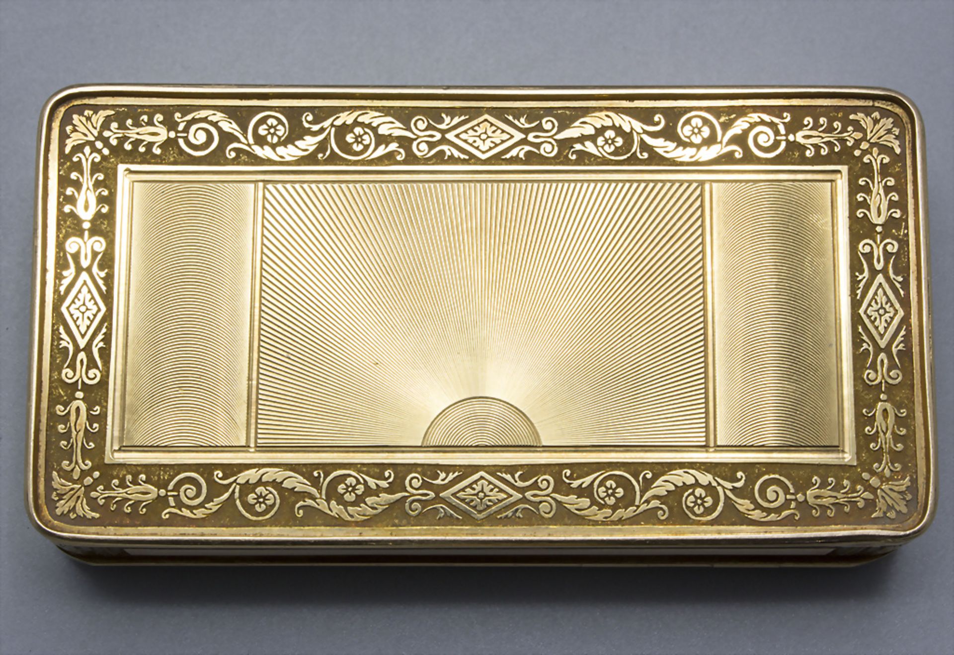 Tabatiere / Schnupftabakdose / An 18k gold snuff box, Genf / Geneve, um 1790 - Bild 4 aus 13