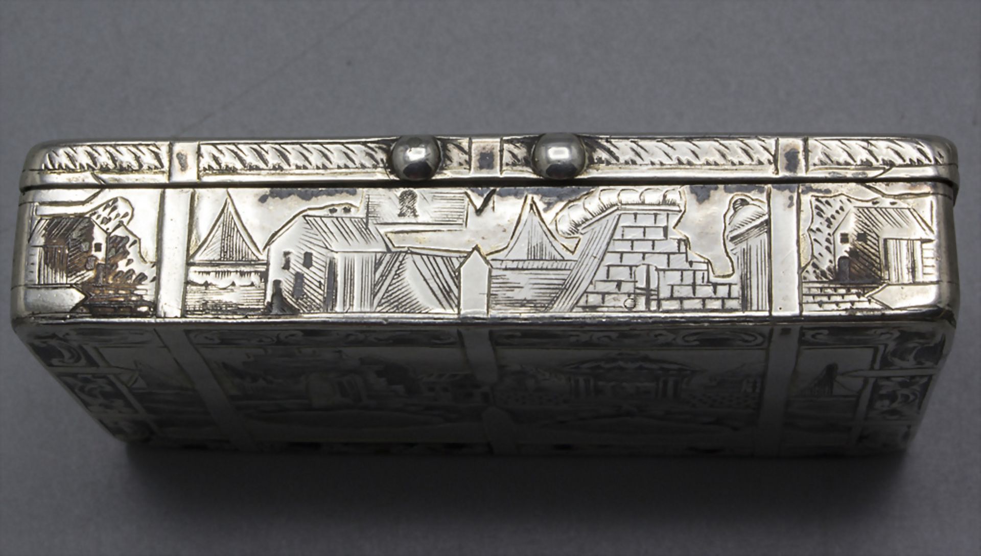 Tabatiere / A silver snuffbox, Moskau/Moscow, 1826 - Bild 6 aus 11