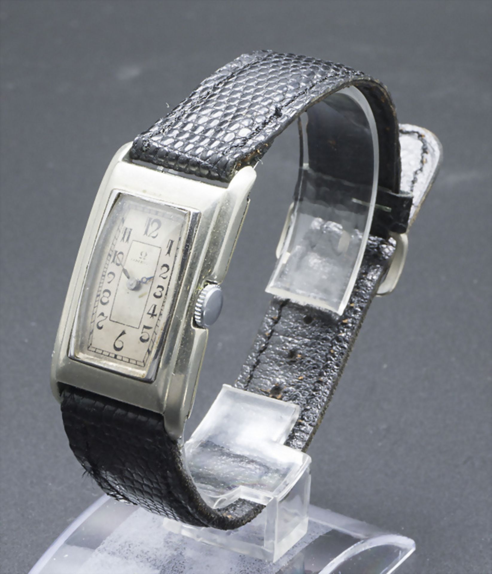 Art Déco Herrenarmbanduhr / An Art Deco men's wristwatch, Omega, Schweiz, um 1930 - Bild 2 aus 6