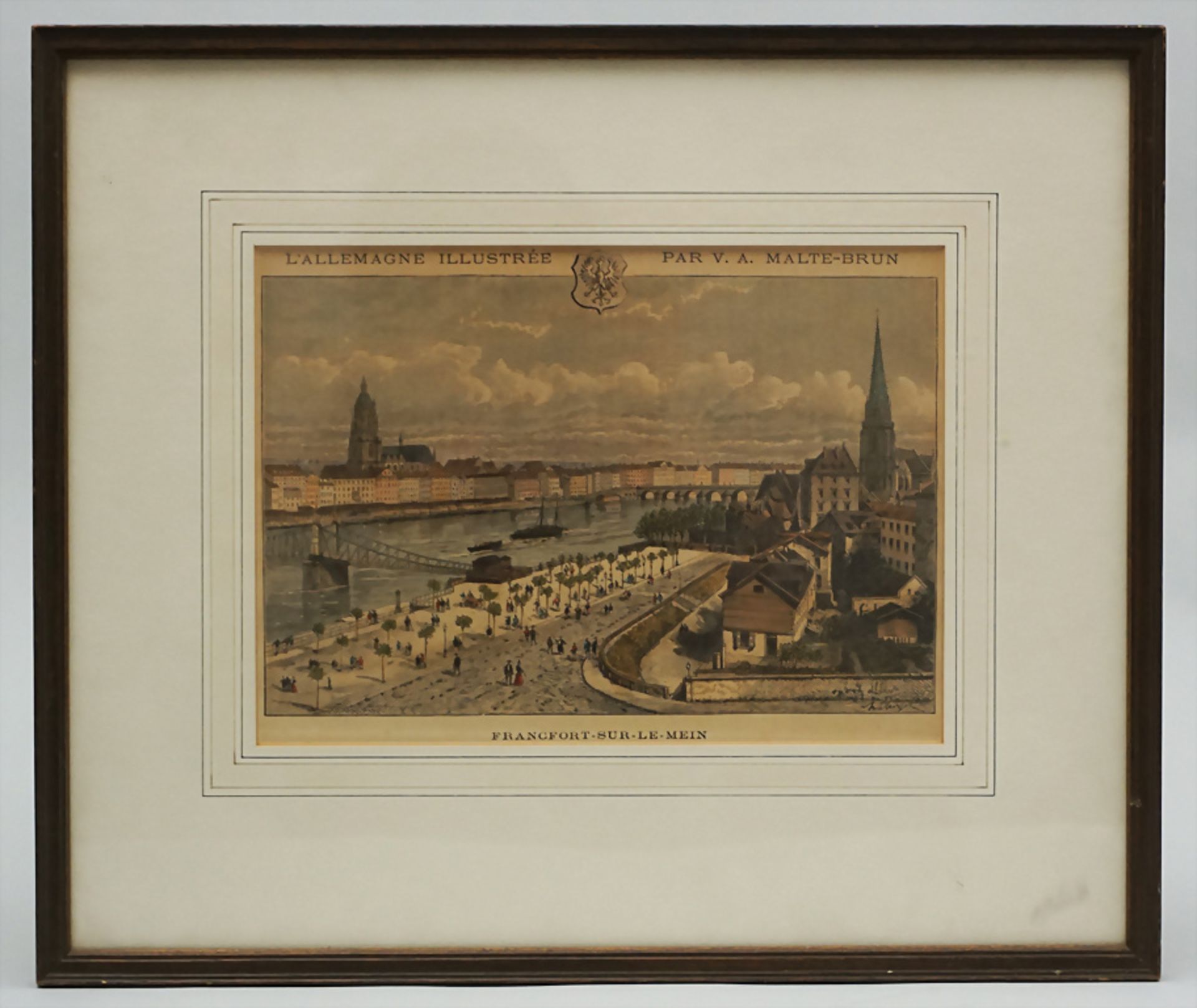 Frankfurt am Main, nach Clerget aus Malte-Bruns 'L'Allemagne Illustrée', 1885 - Bild 2 aus 2