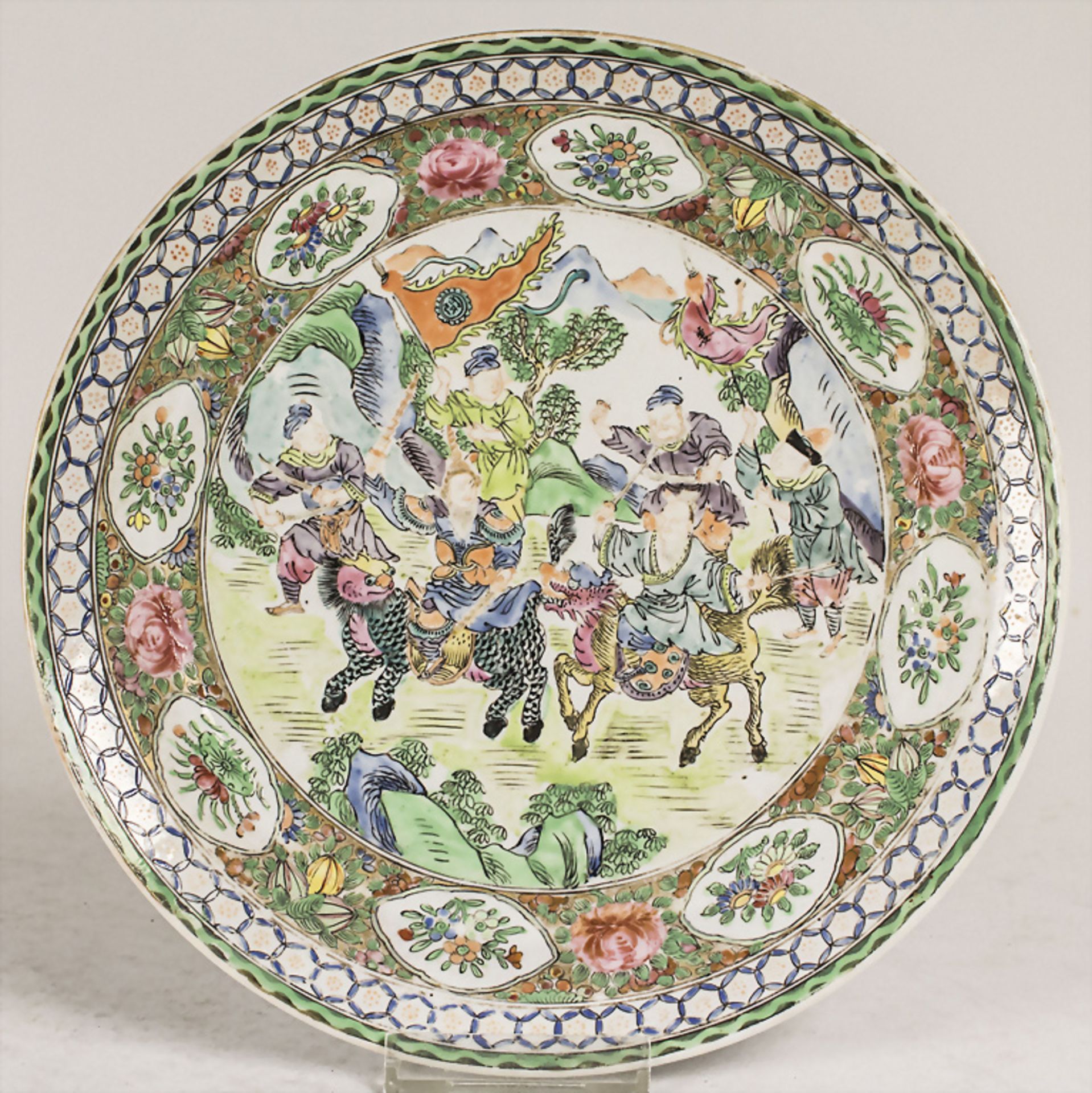 Teller / A plate, China, Qing Dynastie (1644-1911), 18./19. Jh.