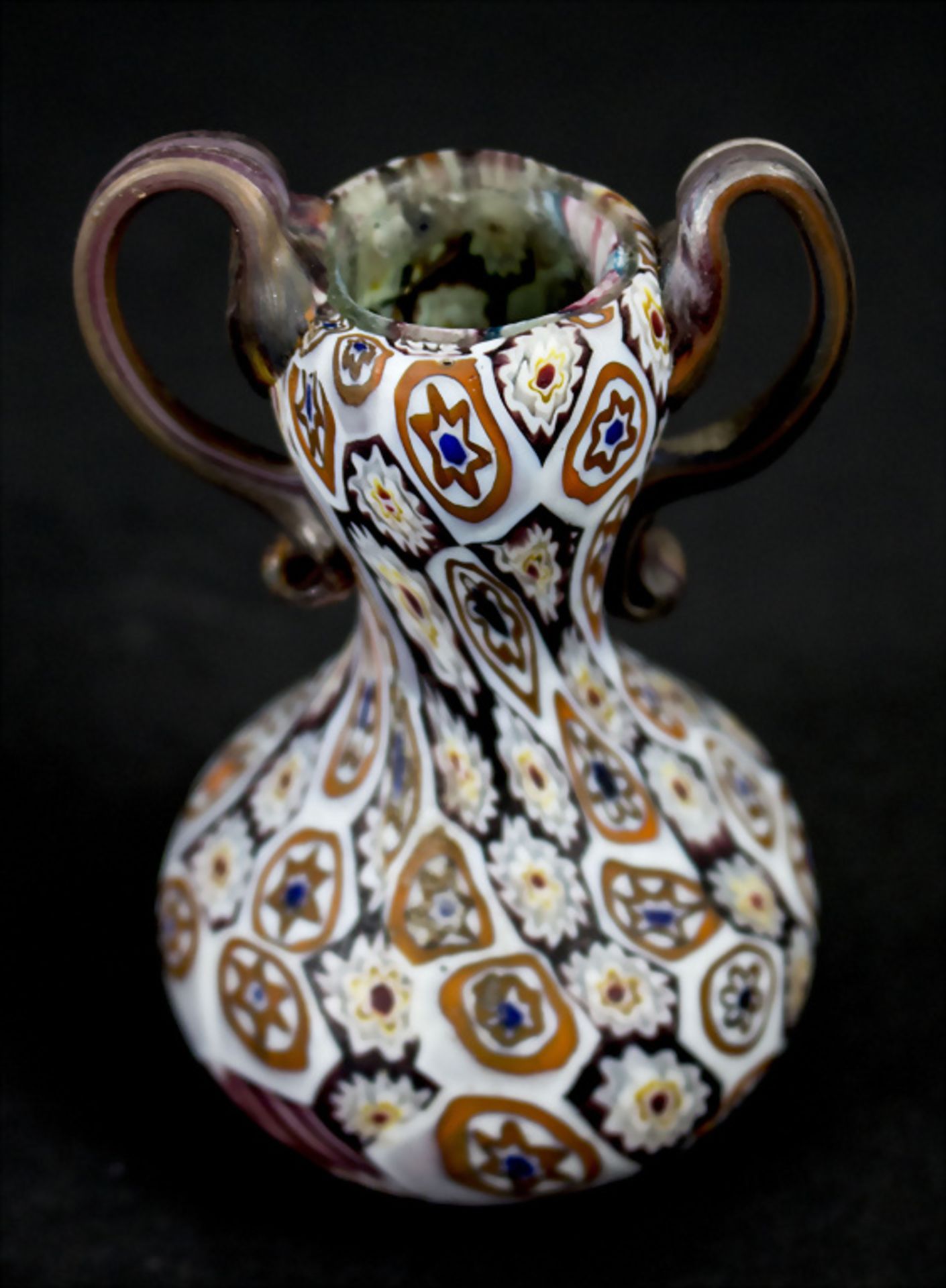 Jugendstil Vase / An Art Nouveau glass vase, Fratelli Toso, Murano, um 1910