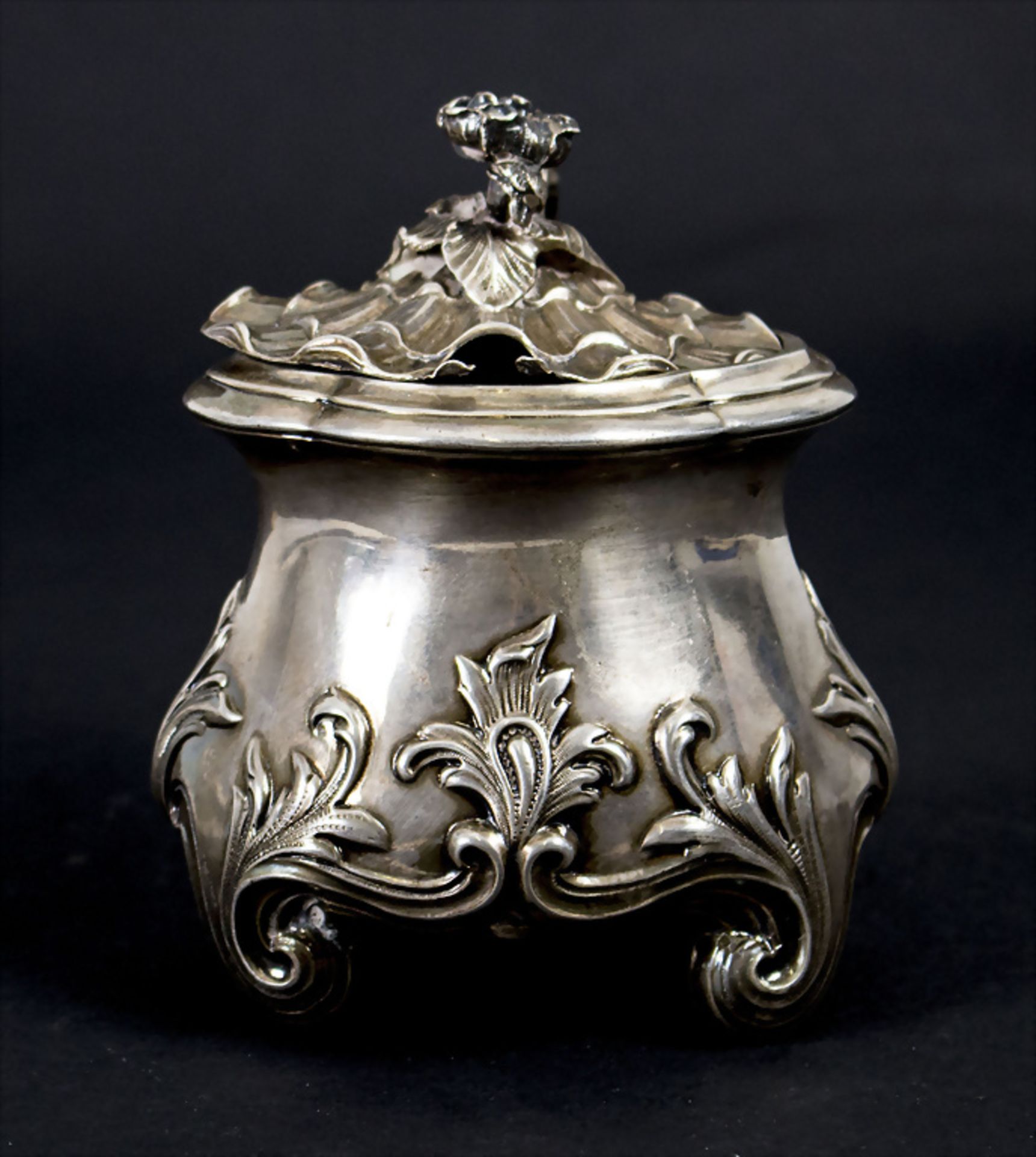 Senftopf / Moutardier en argent massif / A silver mustard pot, Lucien Bouvier, Paris, 1906