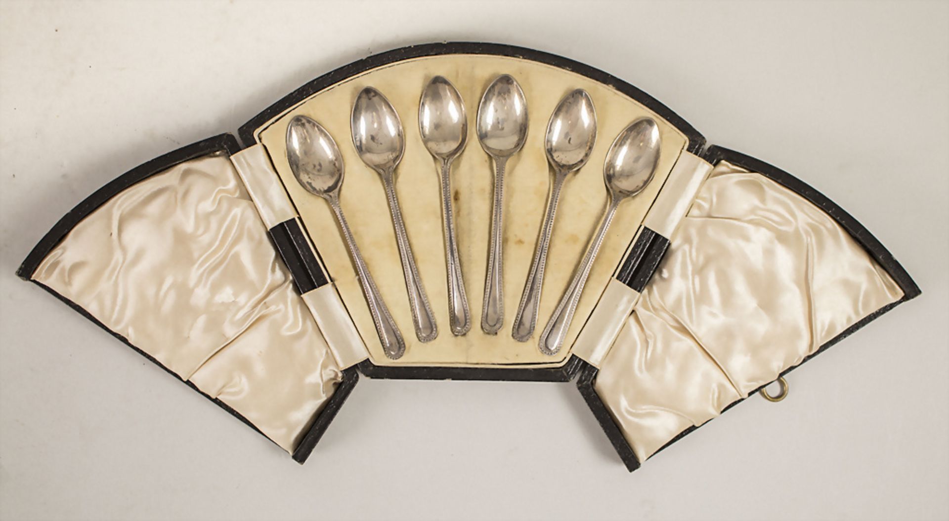 6 Mokkalöffel / A set of 6 Sterling silver mocha spoons, William Devenport, Birmingham, 1915