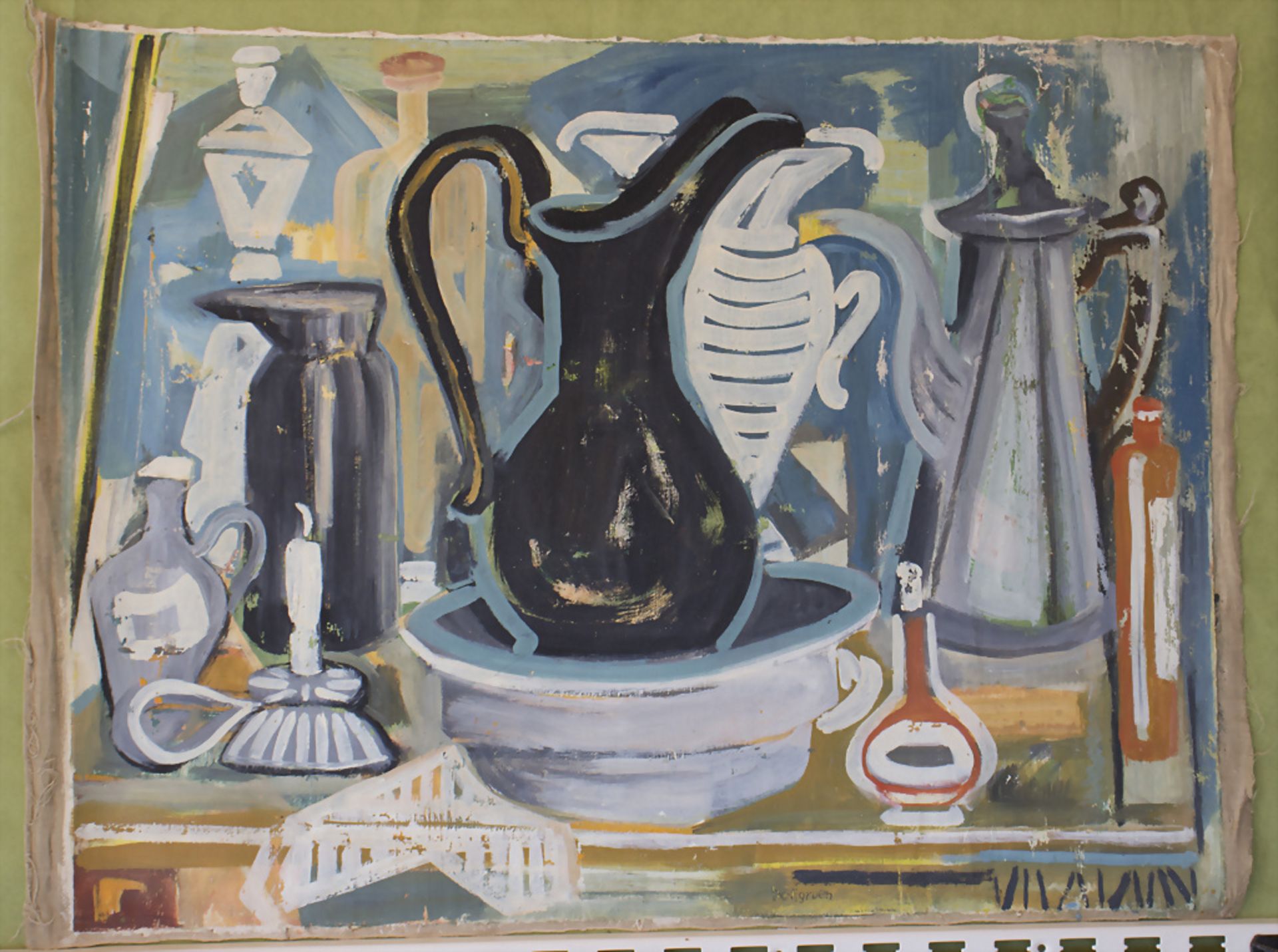 Franziskus Dellgrün (1901-1984), 'Stillleben mit Kanne' / 'A still life with a pot', 20. Jh.