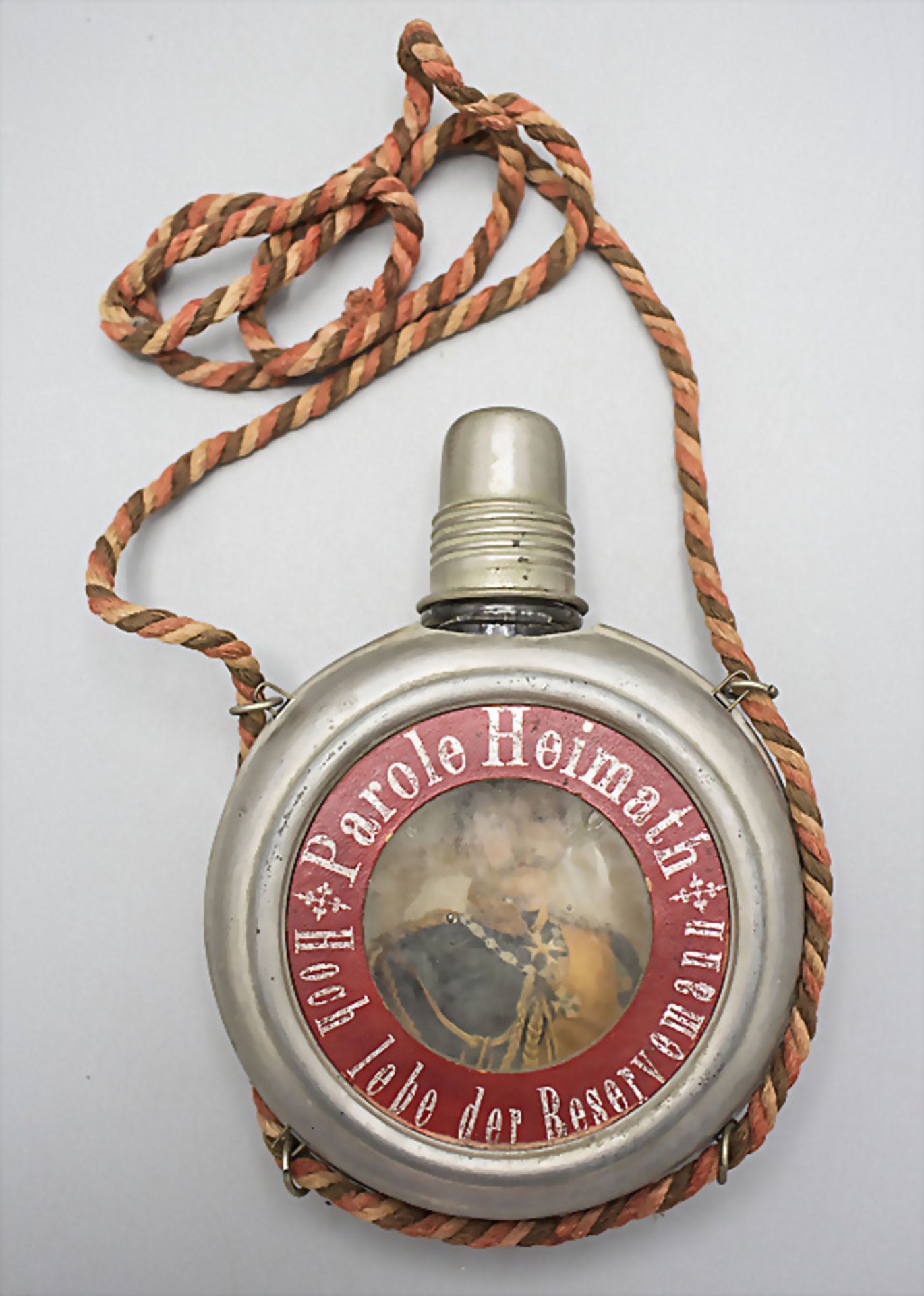 Reservistenflasche / A reservist bottle, Mainz, um 1900