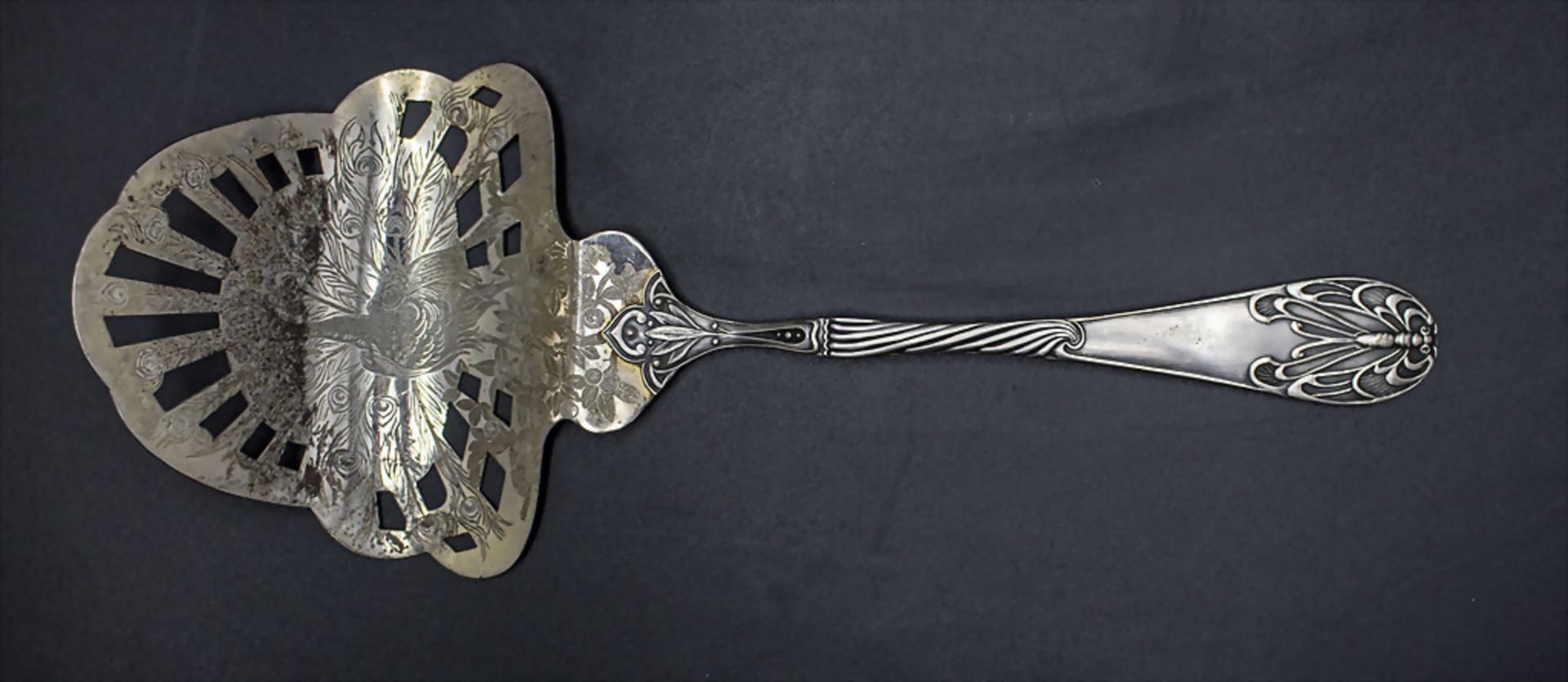 Jugendstil Gebäckheber / An Art Nouveau cake server, deutsch, um 1900