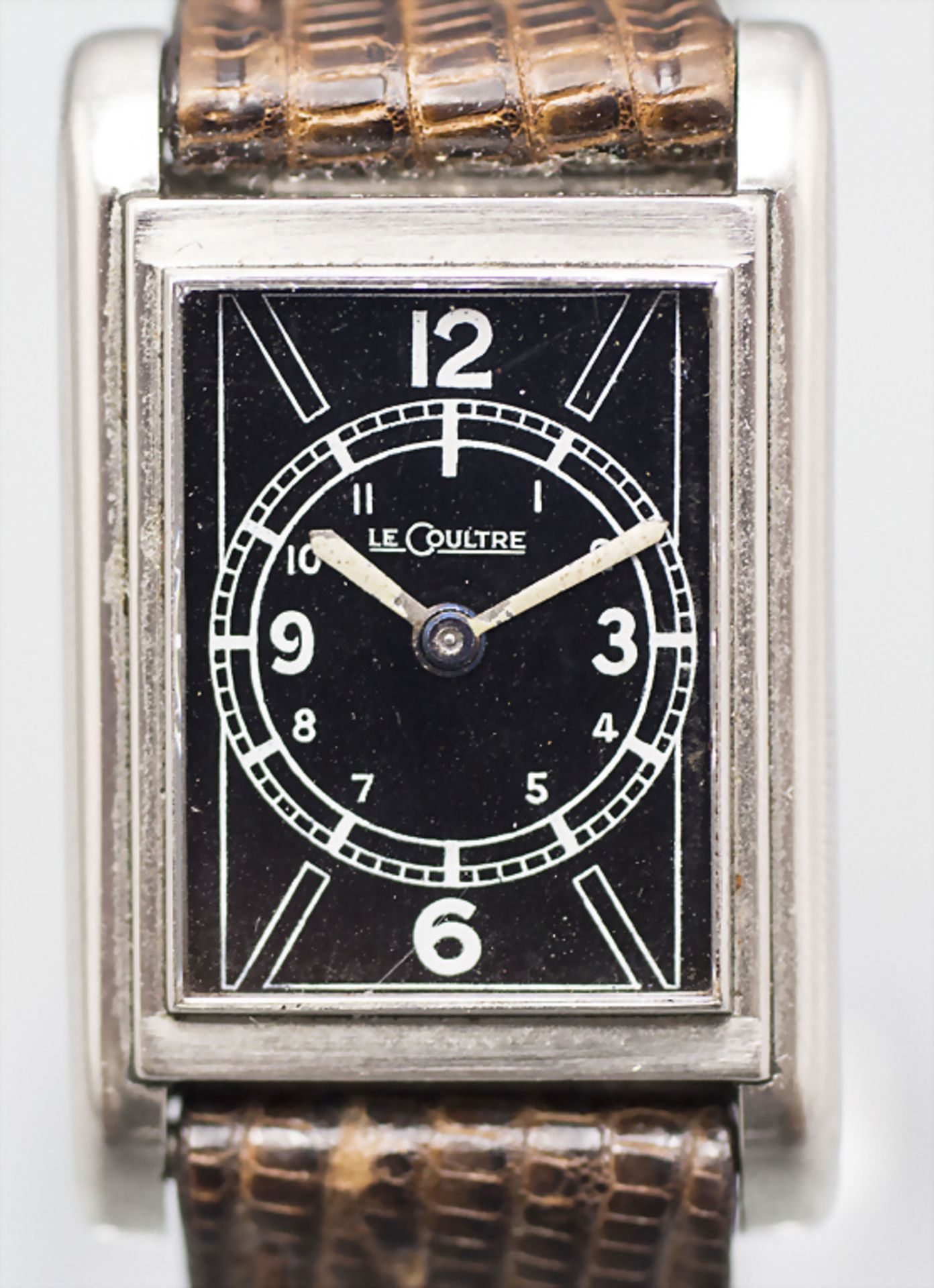 Art Déco Herrenarmbanduhr / A men's wristwatch, LeCoultre, um 1935