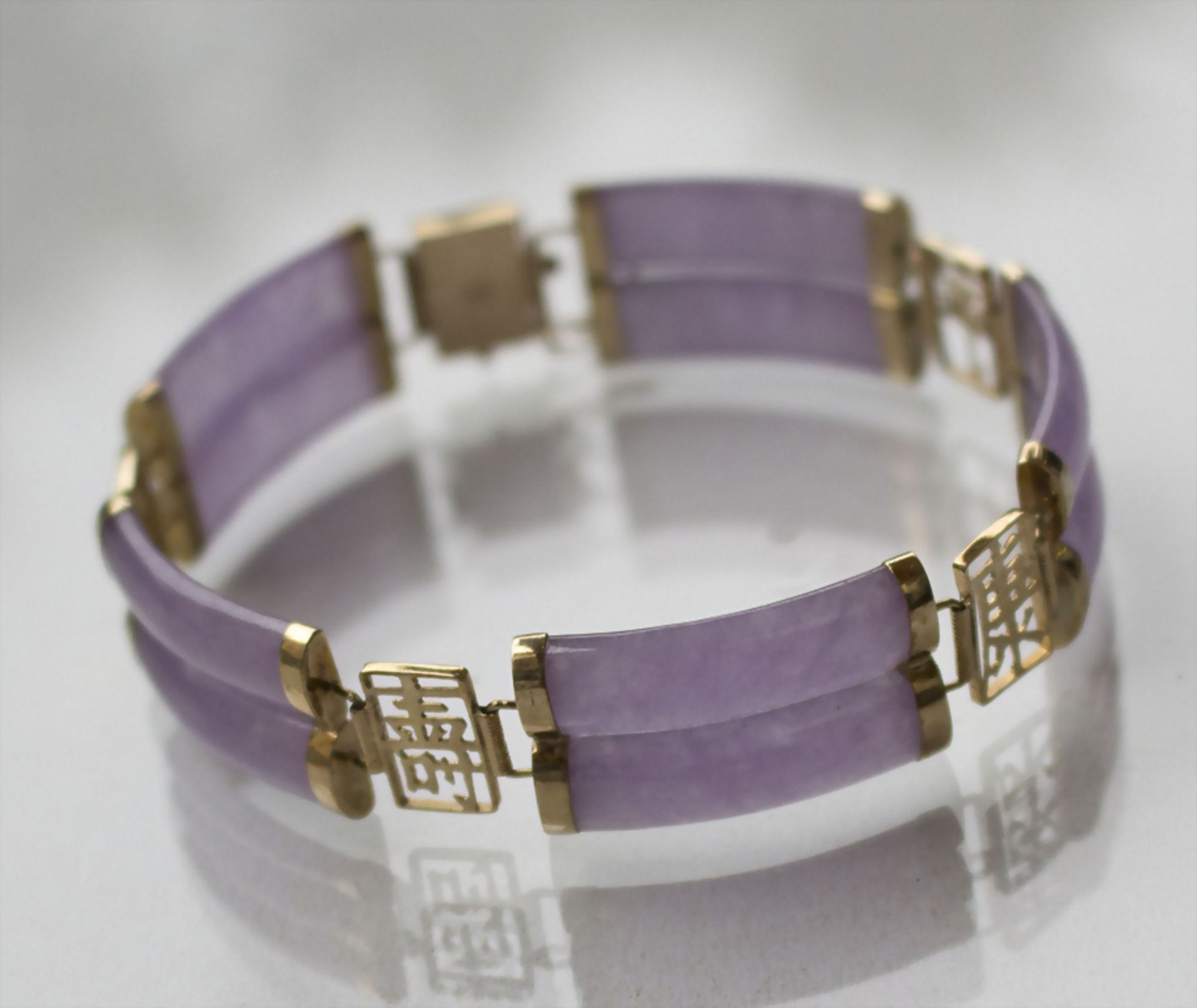 Armband / A 9 ct gold bracelet, China, 20. Jh.