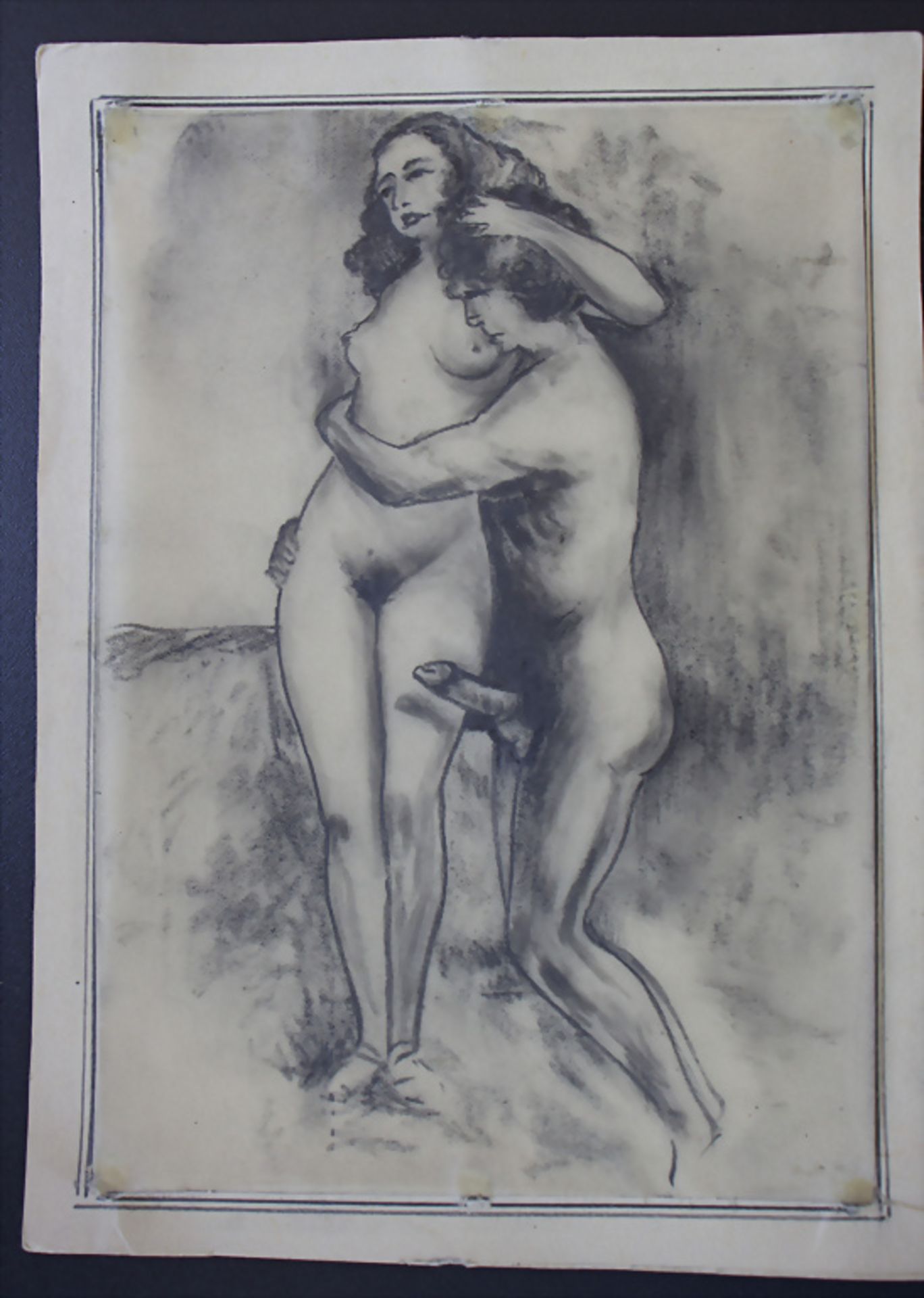 Sammlung acht erotische Zeichnungen / A set of eight erotic drawings