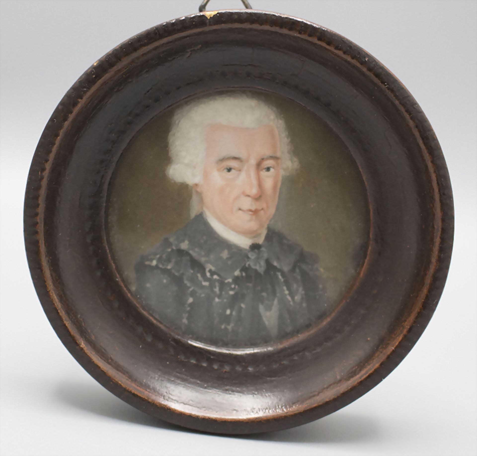 Miniatur eines Herren / A miniature painting of a Lord, um 1790