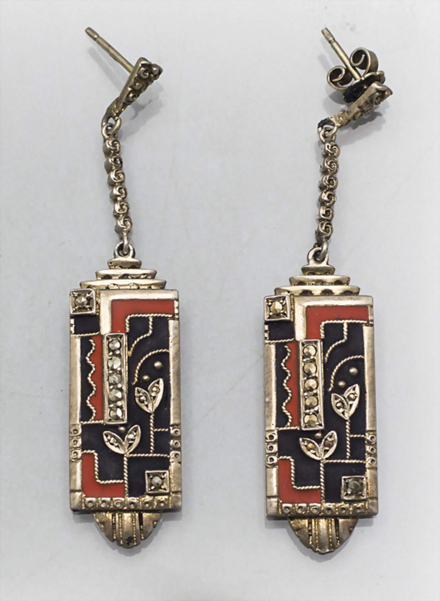 Art Deco Ohrhänger / Art Deco earrings, um 1910