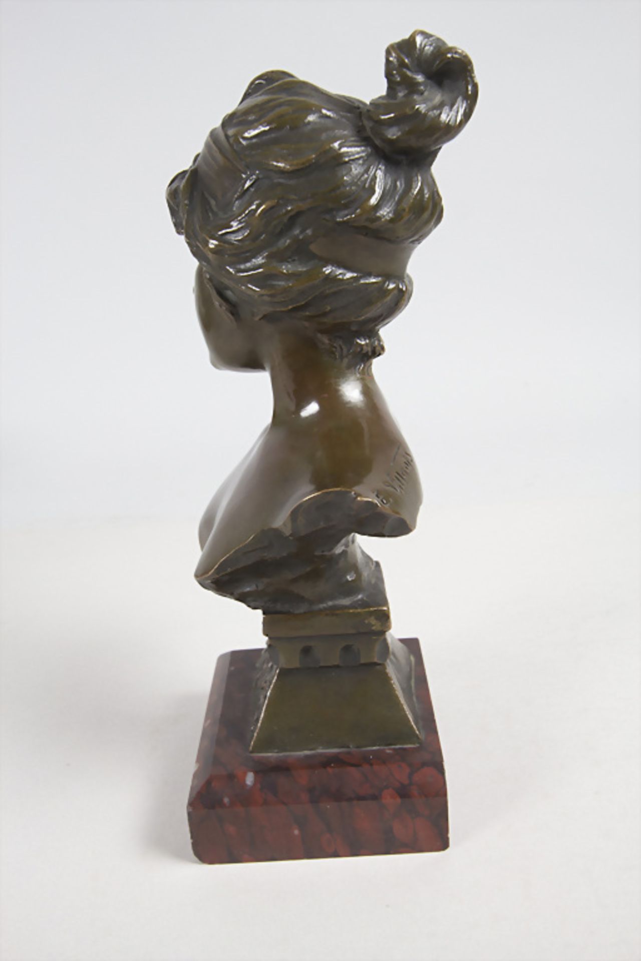 Émanuel Villanis (1858-1914), Jugendstil Büste 'Tanagra' / An Art Nouveau bust, um 1900 - Image 5 of 10