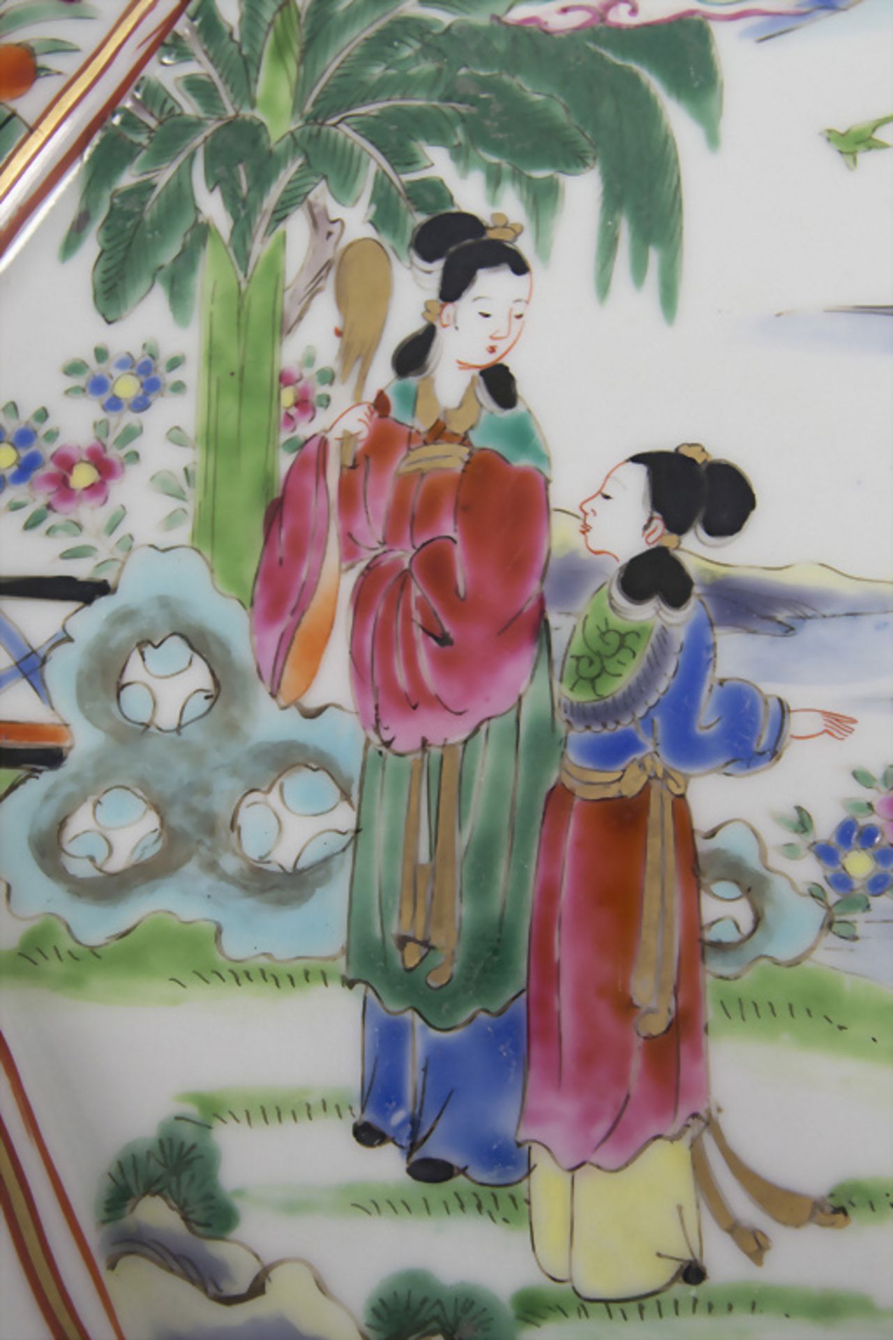 Zierteller / A decorative plate, China oder Japan, 19. Jh. - Image 3 of 6