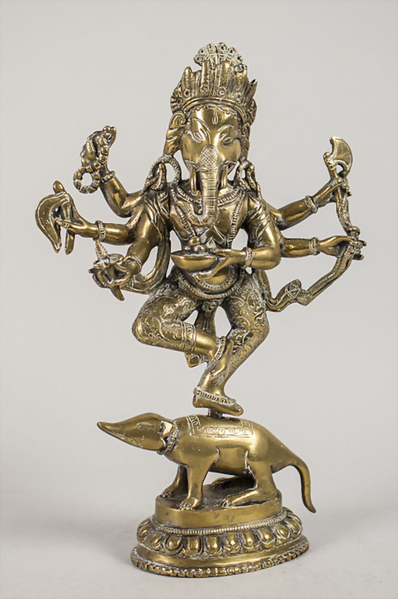 Ganesha auf Ratte, Indien, 18./19. Jh.
