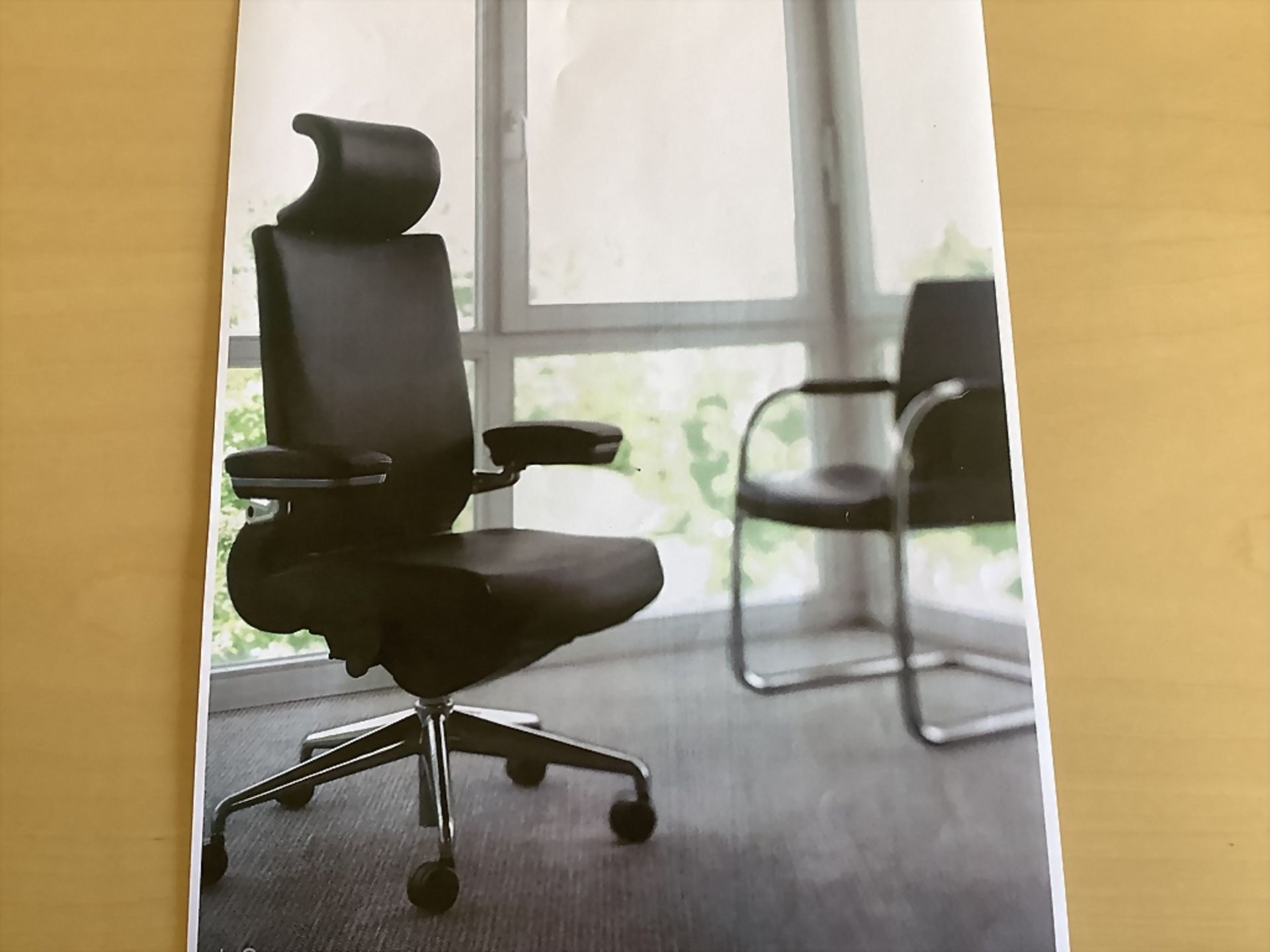 Bürodrehstuhl / An office swivel chair, Thonet, Frankenberg/Hessen, 20. Jh.