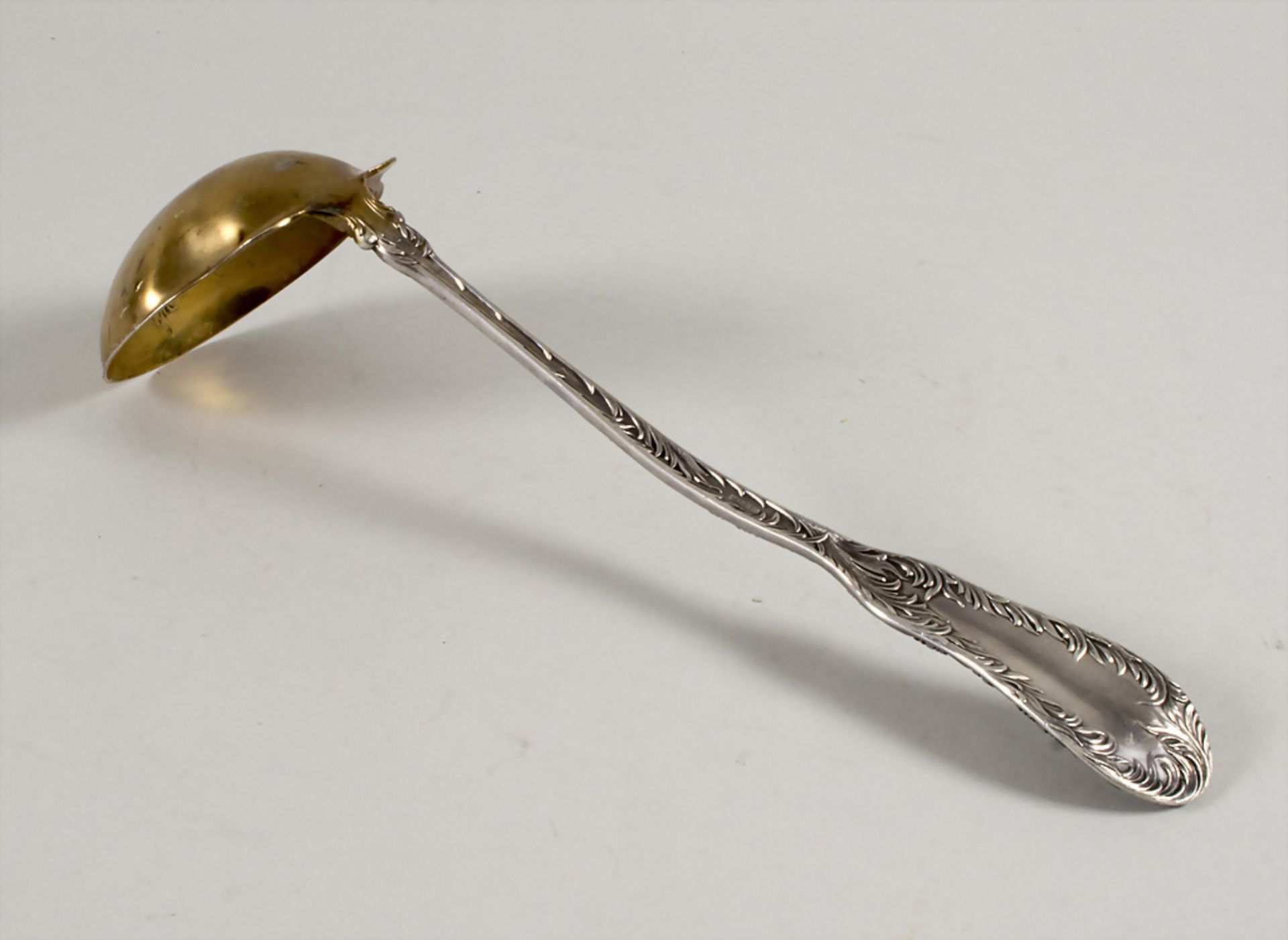 Suppenkelle 'No. 10' / A silver blossom soup ladle 'No. 10', Dominick & Haff, New York, um 1896 - Image 2 of 7