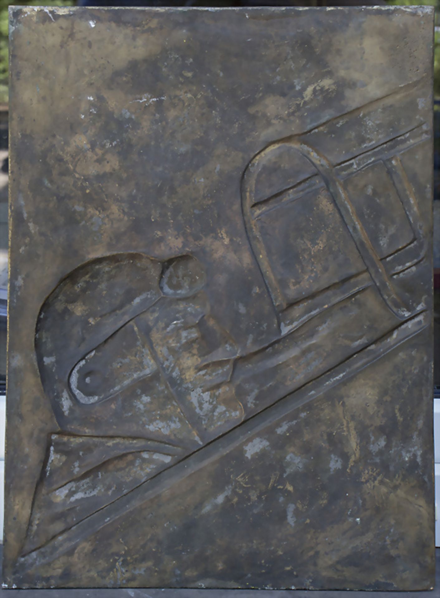 Bronze Wandrelief / A bronze wall relief, Maurice Arnoux, 1941 - Bild 3 aus 3