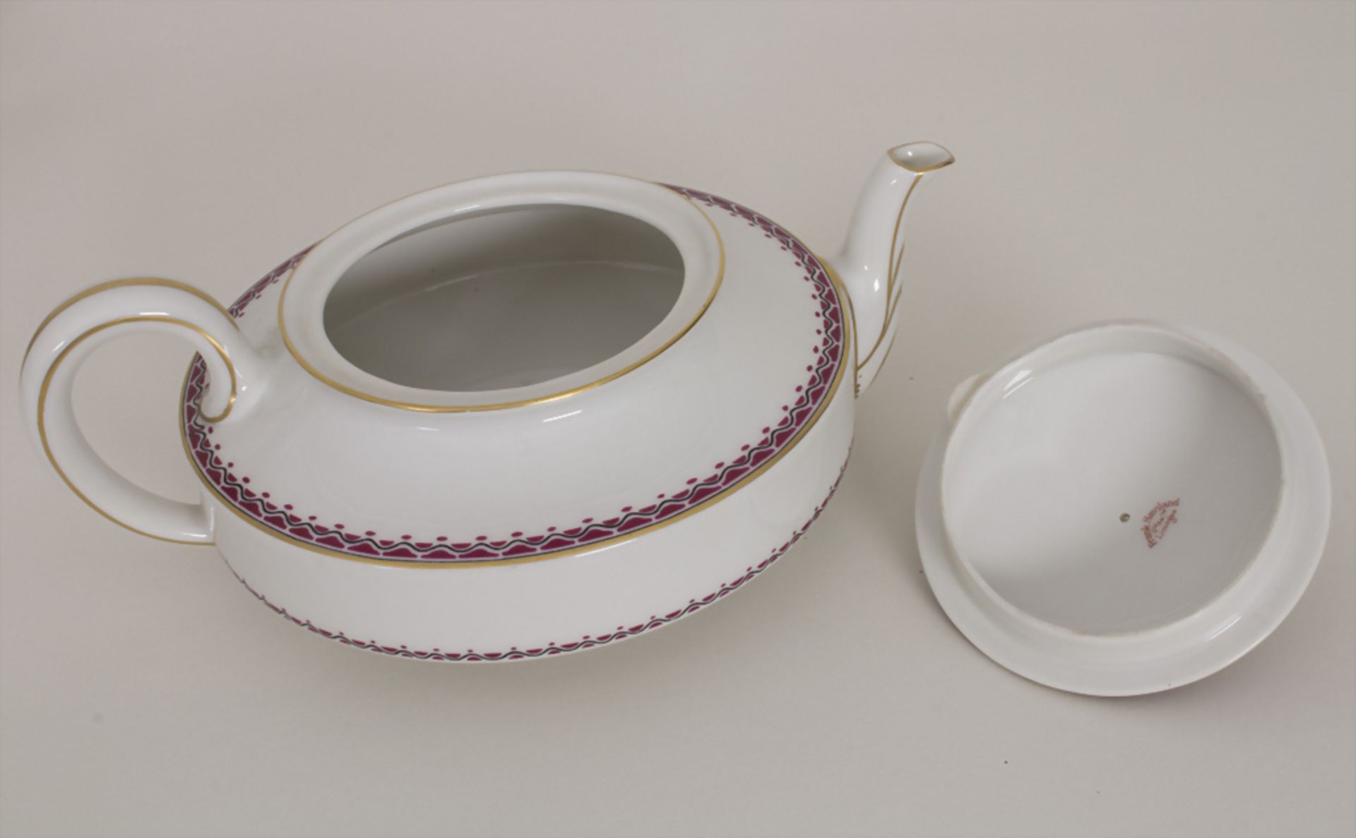 Art Déco Teeservice für 8 Pers. / An Art Deco tea set for 8 persons, Frank Haviland, Limoges, ... - Image 8 of 8