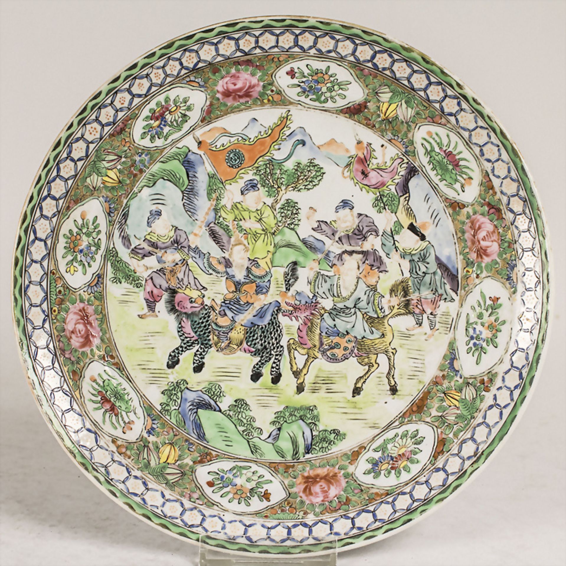 Teller / A plate, China, Qing Dynastie (1644-1911), 18./19. Jh.