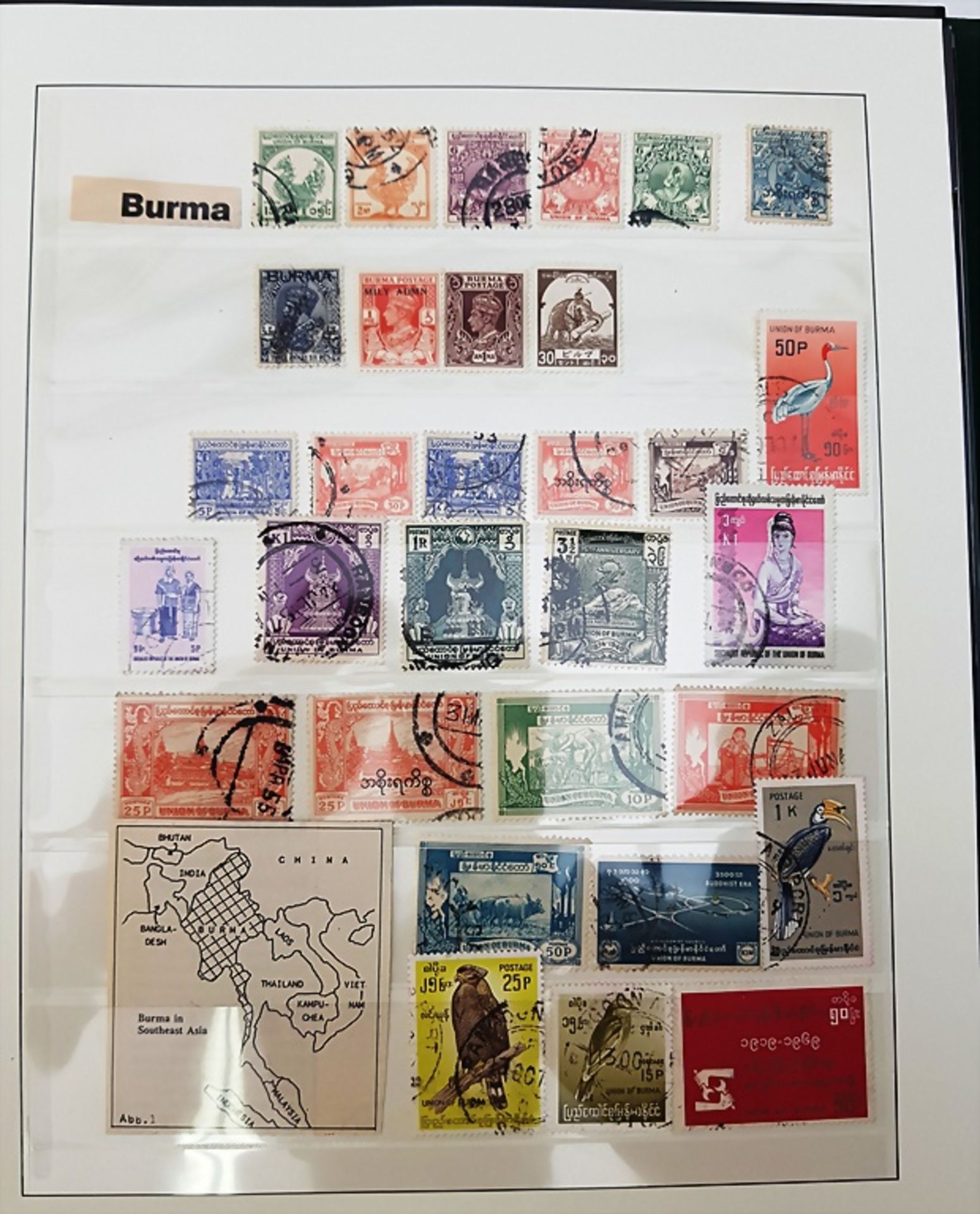 Sammlung Briefmarken diverse Länder / A collection of stamps from various countries