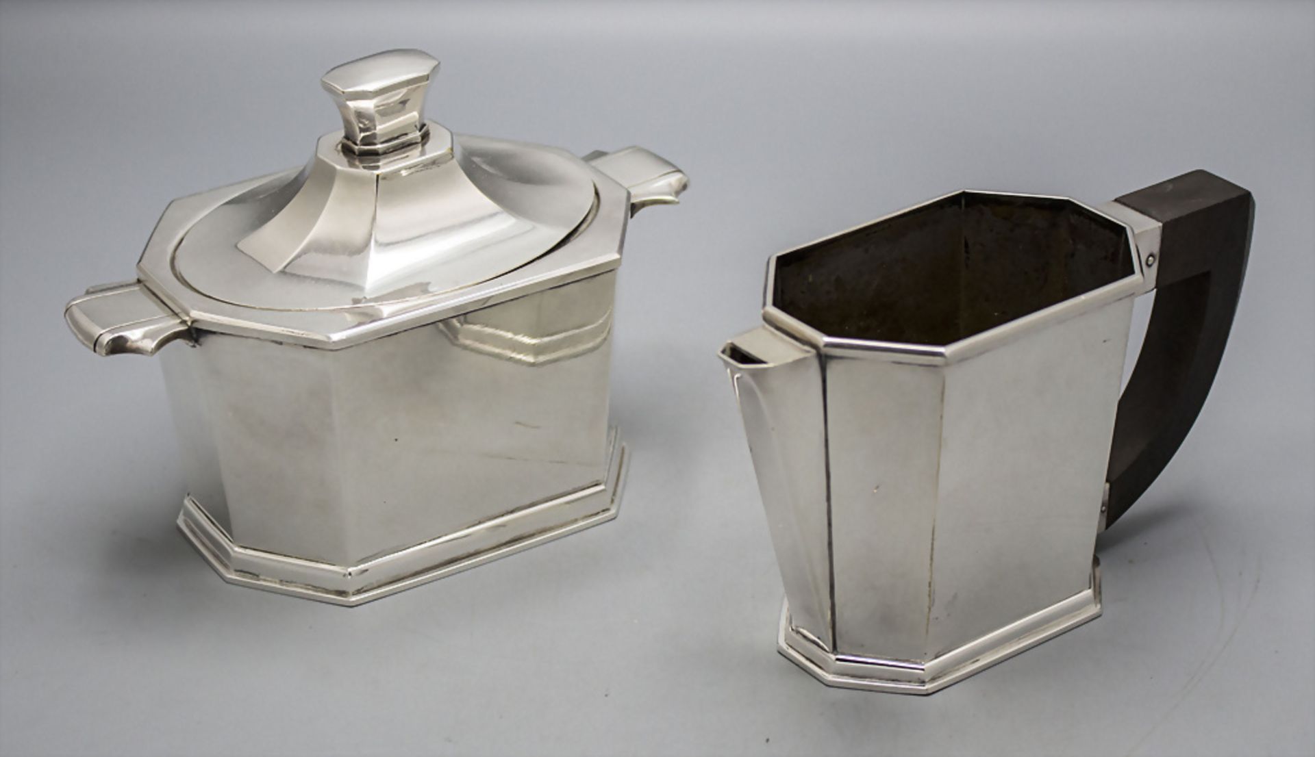 Art Déco Kaffee- und Teekernstück / An Art Deco coffee and tea set, wohl Frankreich, um 1925 - Image 6 of 9