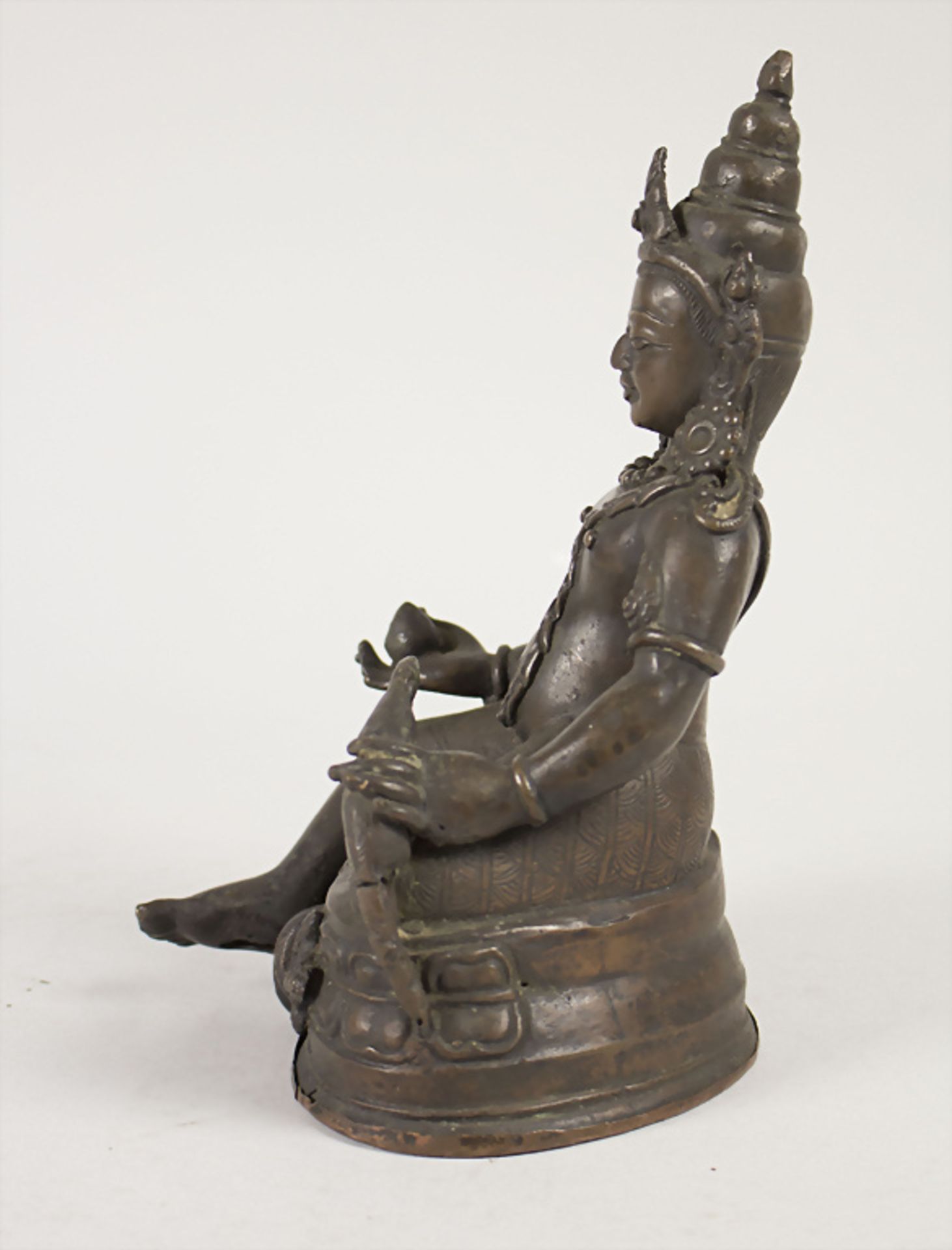 Buddha 'Mahasiddha Virupa ? mit Mungo' Tibet, 15./16. Jh. - Image 2 of 9