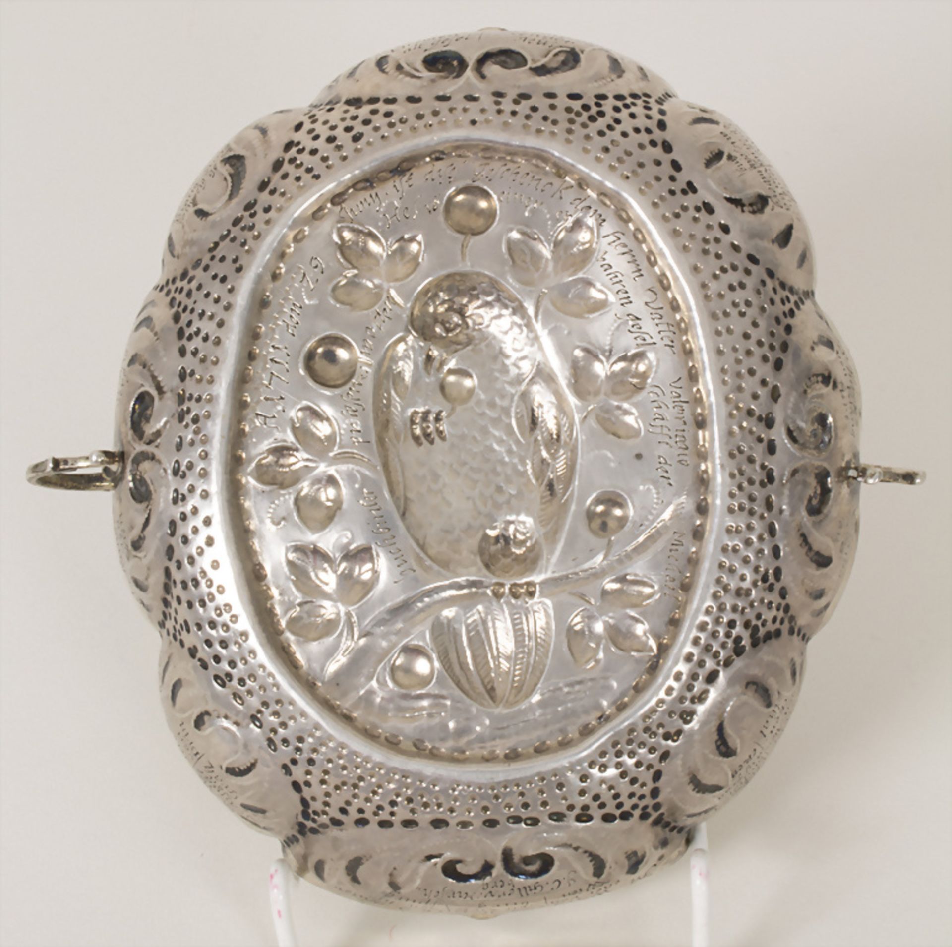 Große Barock Zunftschale / A Baroque silver teste vin, Balthasar Haydt, Augsburg, um 1670 - Image 2 of 9