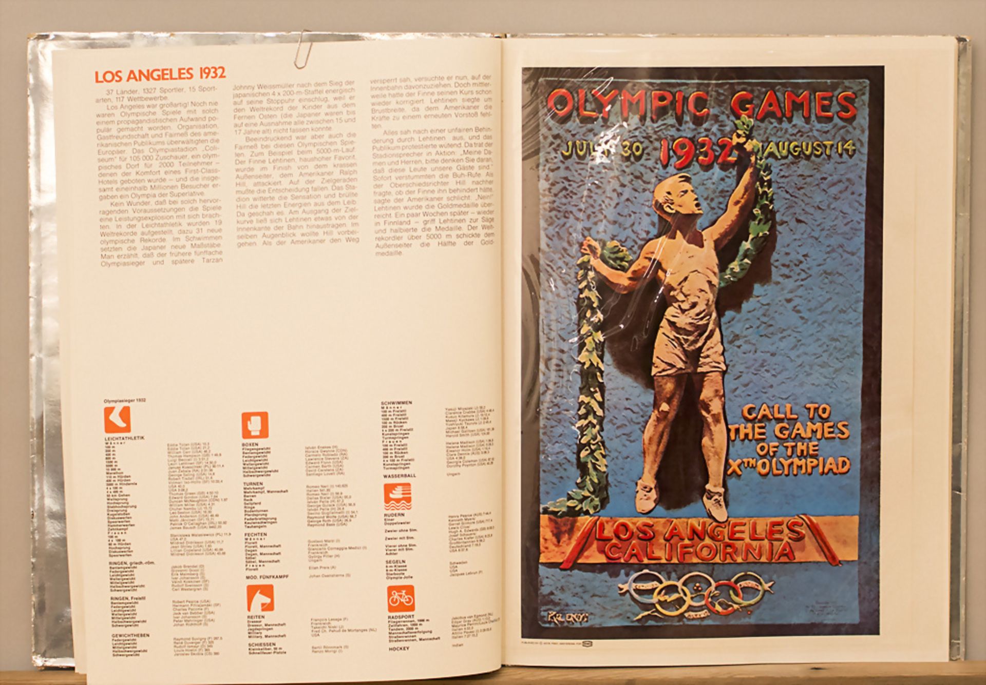 Die Geschichte der Olympischen Spiele in dreizehn Postern 1912-1972, Texaco, 1972 - Bild 2 aus 3
