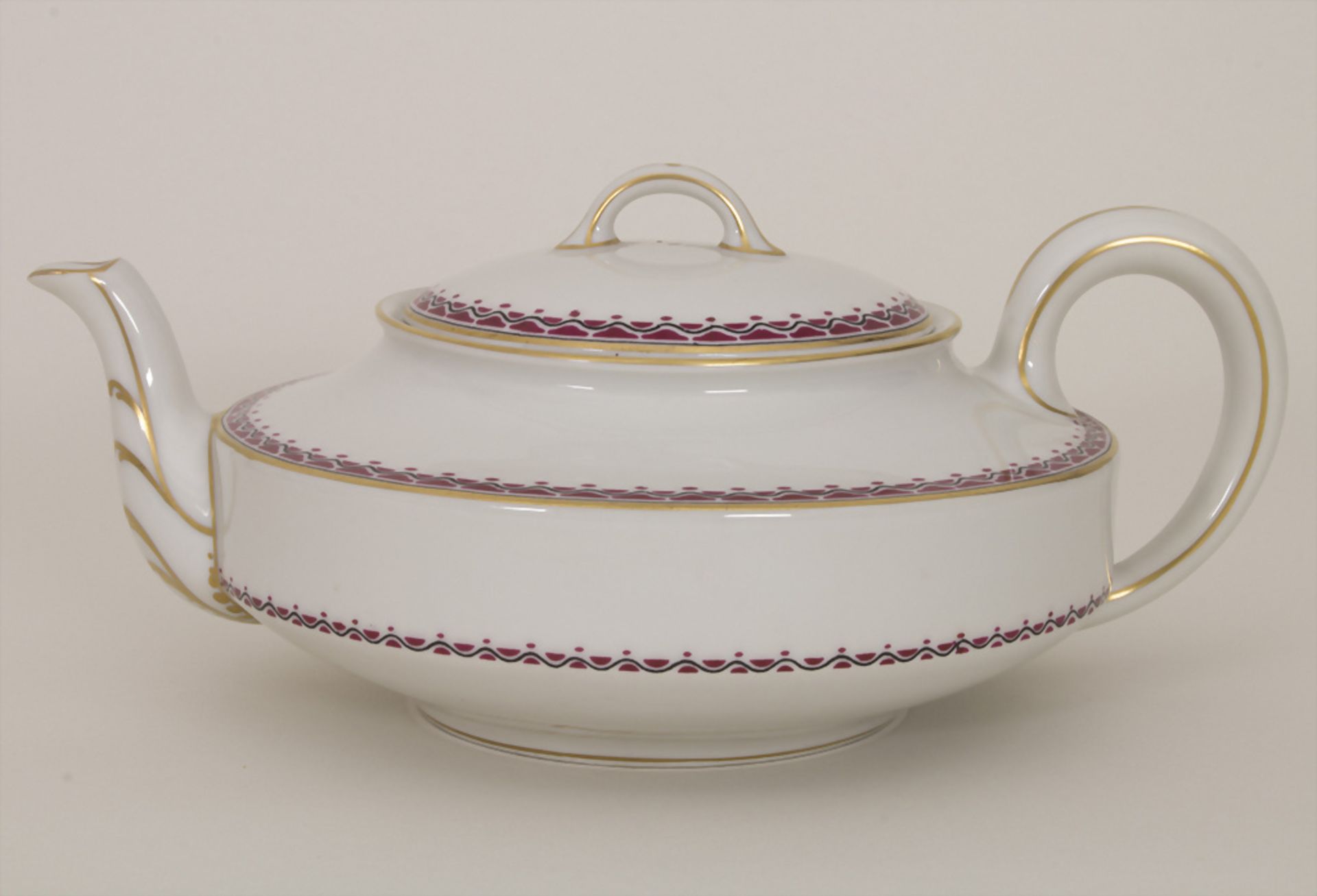 Art Déco Teeservice für 8 Pers. / An Art Deco tea set for 8 persons, Frank Haviland, Limoges, ... - Image 5 of 8