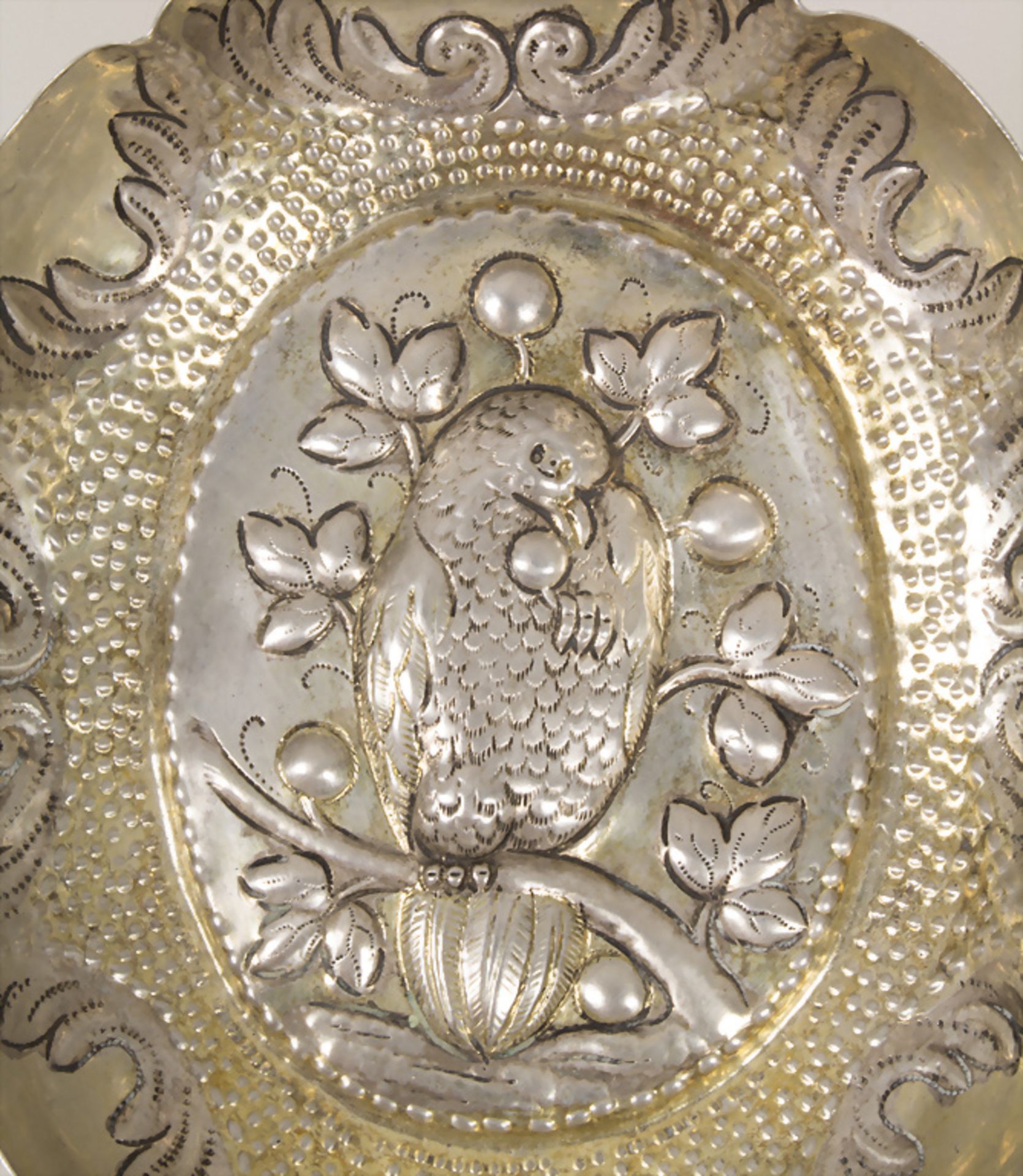 Große Barock Zunftschale / A Baroque silver teste vin, Balthasar Haydt, Augsburg, um 1670 - Image 7 of 9