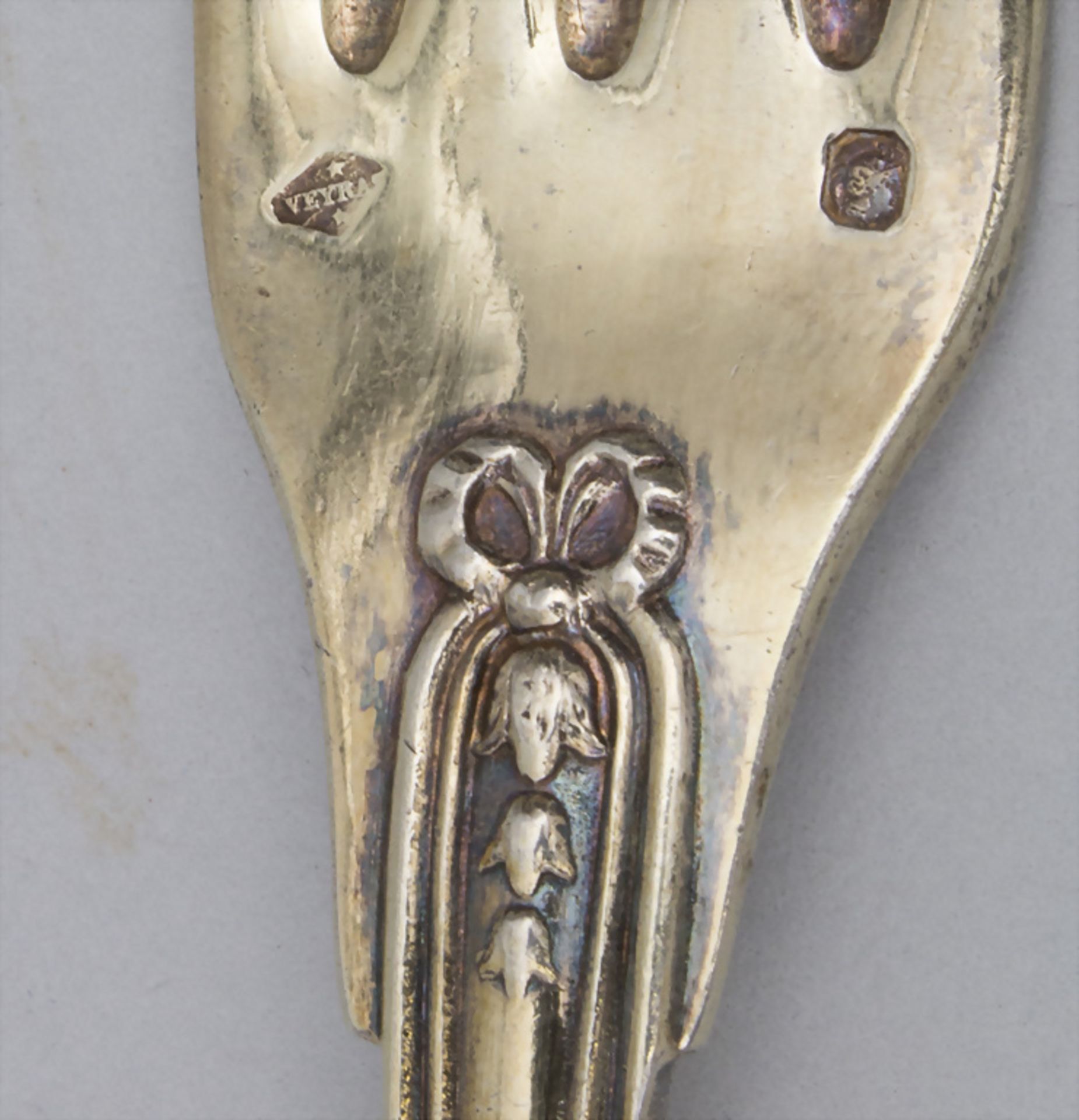 12-teiliges Silberbesteck / A 12-part silver cutlery, Veyrat, Paris, um 1900 - Image 8 of 8