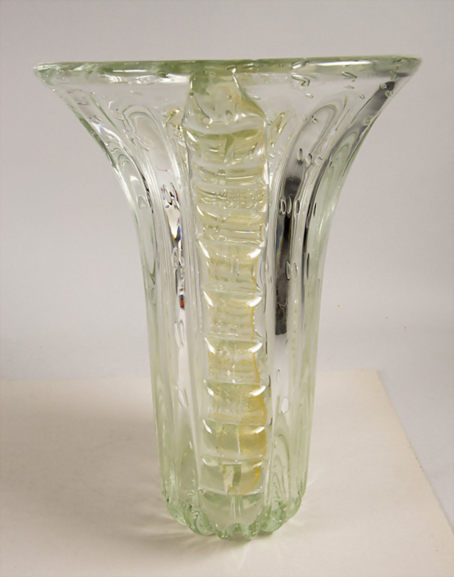 Art Déco Glasvase 'Bullicante' / An Art Deco glass vase 'Bullicante', Ermano Toso, Murano, 1930er - Image 2 of 8