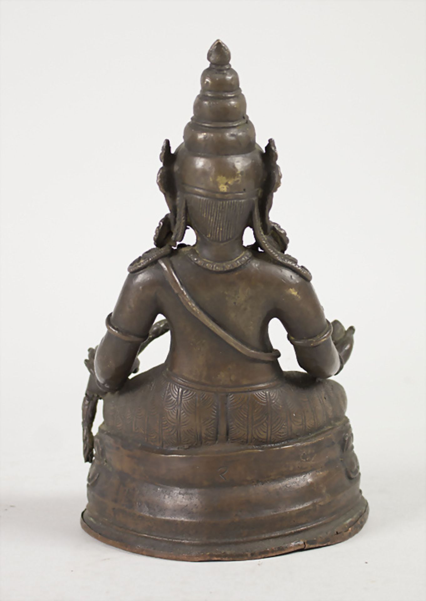 Buddha 'Mahasiddha Virupa ? mit Mungo' Tibet, 15./16. Jh. - Bild 3 aus 9