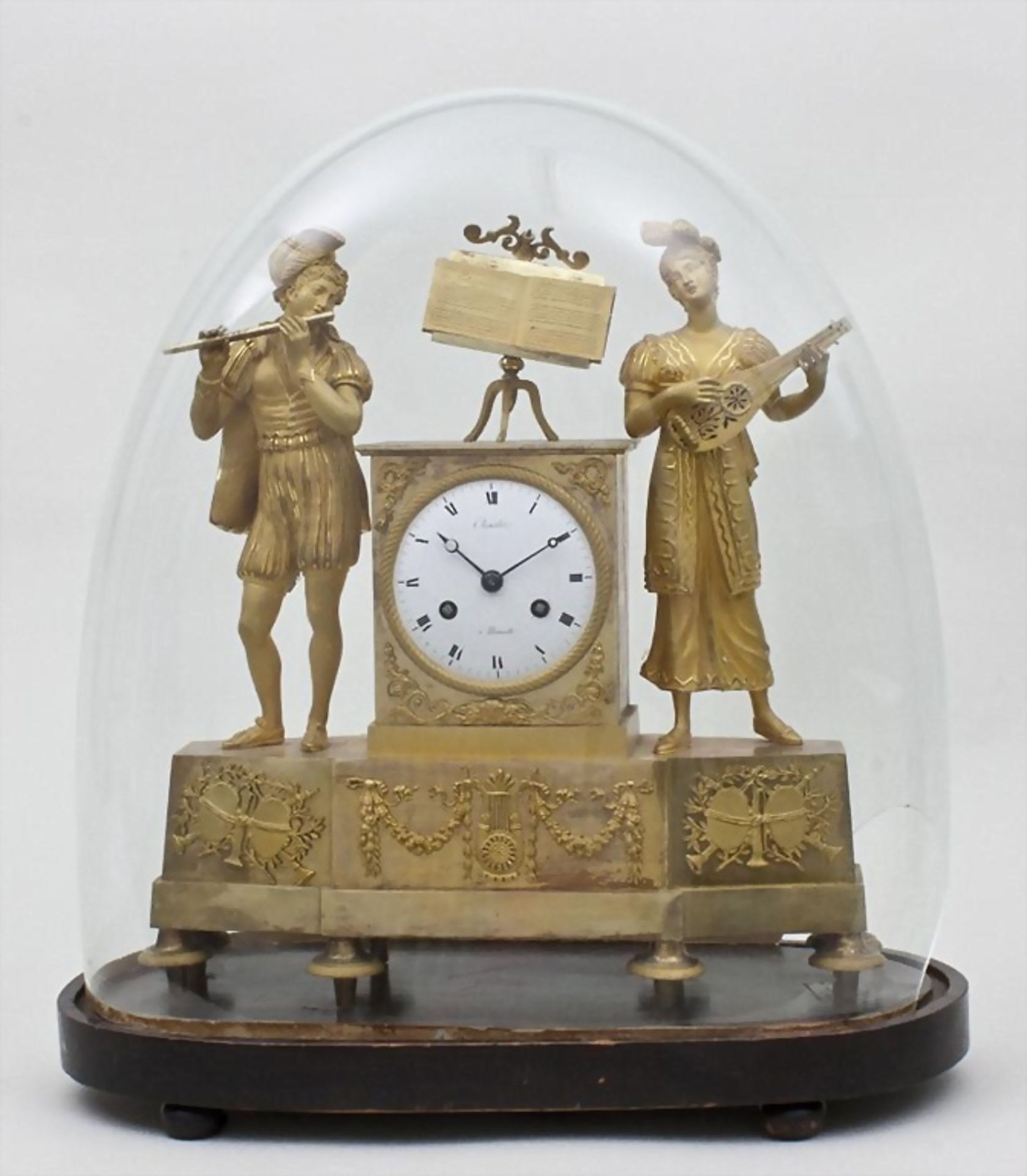 Pendule, Époque Restauration, Frankreich, um 1820 - Bild 4 aus 8