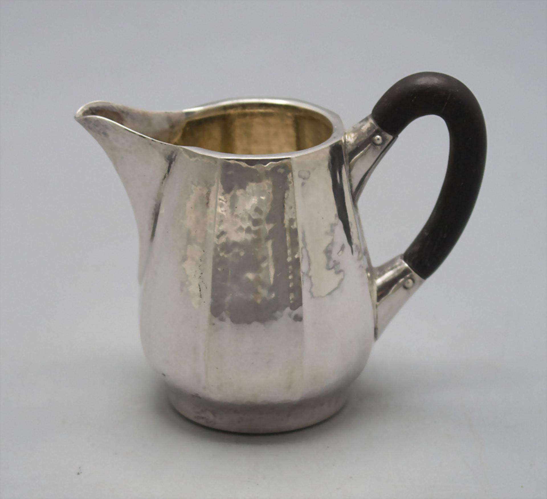 4 tlg. Mokka-Service / A silver mocha set, um 1910 - Image 4 of 7