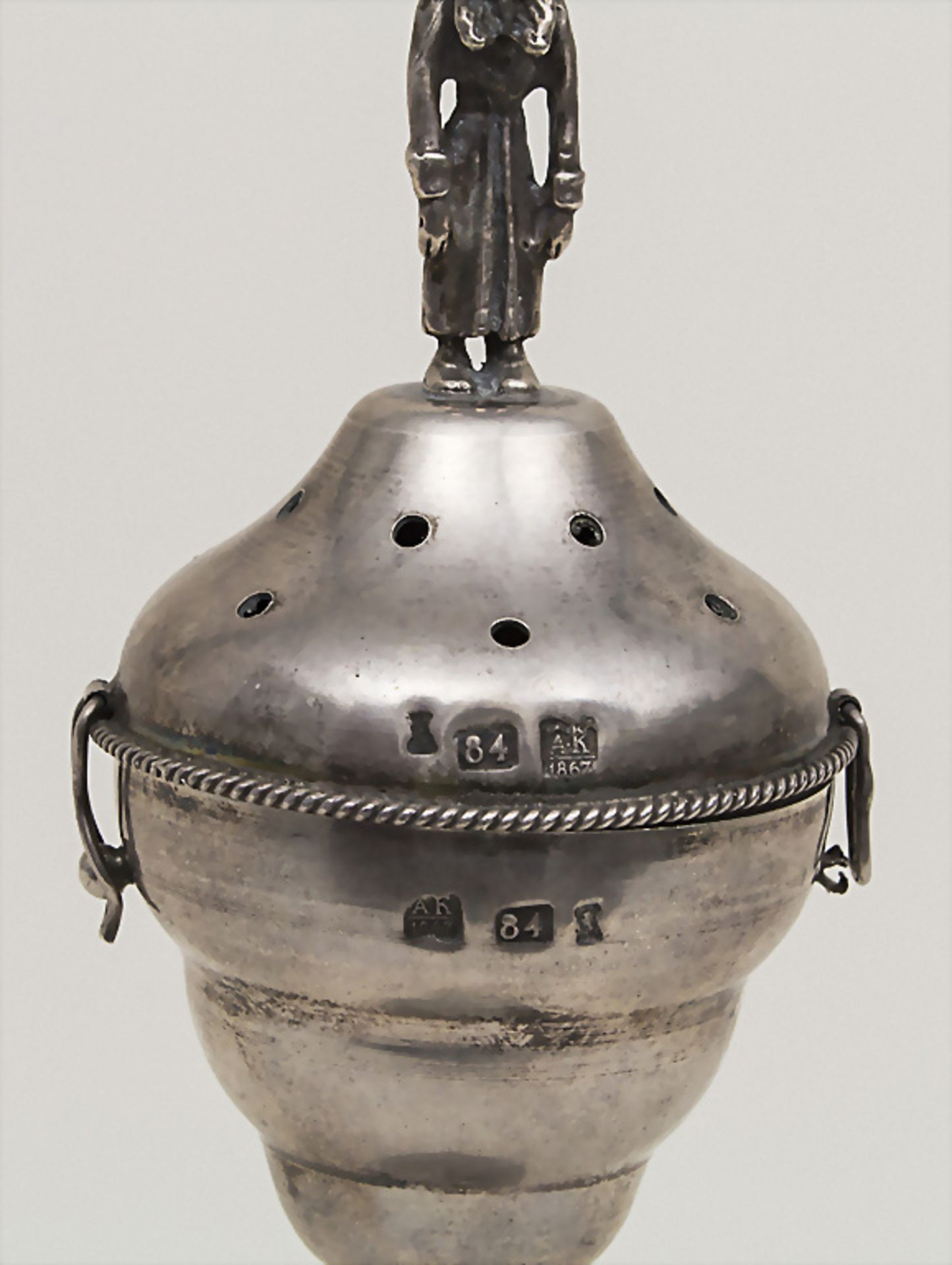 Besaminbüchse / A silver besamin box, Russland / Russia, 1867 - Image 4 of 4