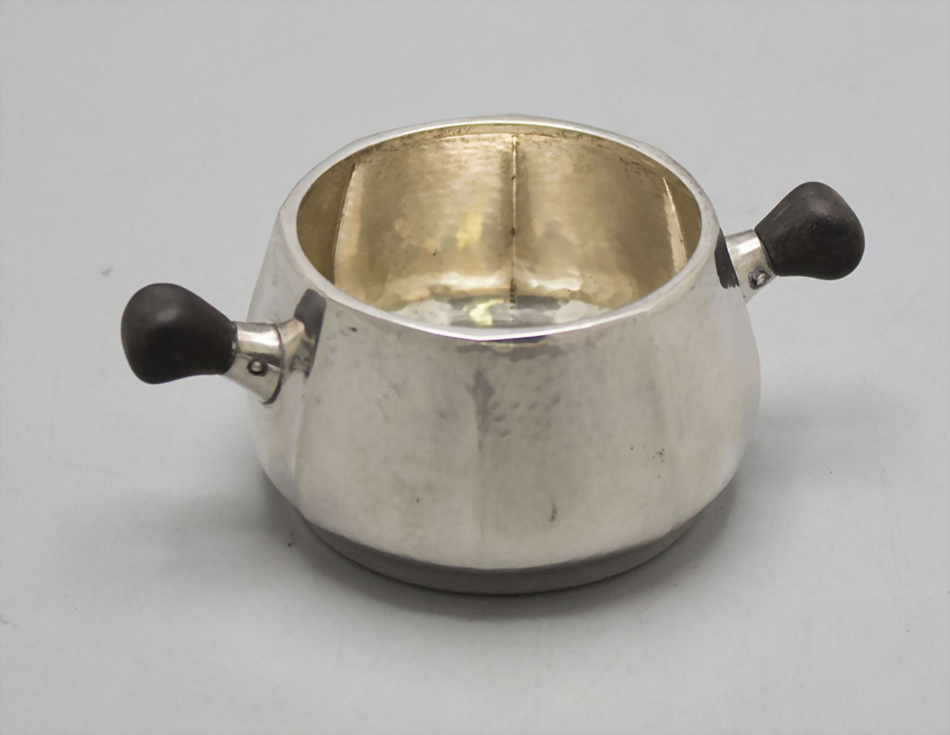 4 tlg. Mokka-Service / A silver mocha set, um 1910 - Image 5 of 7