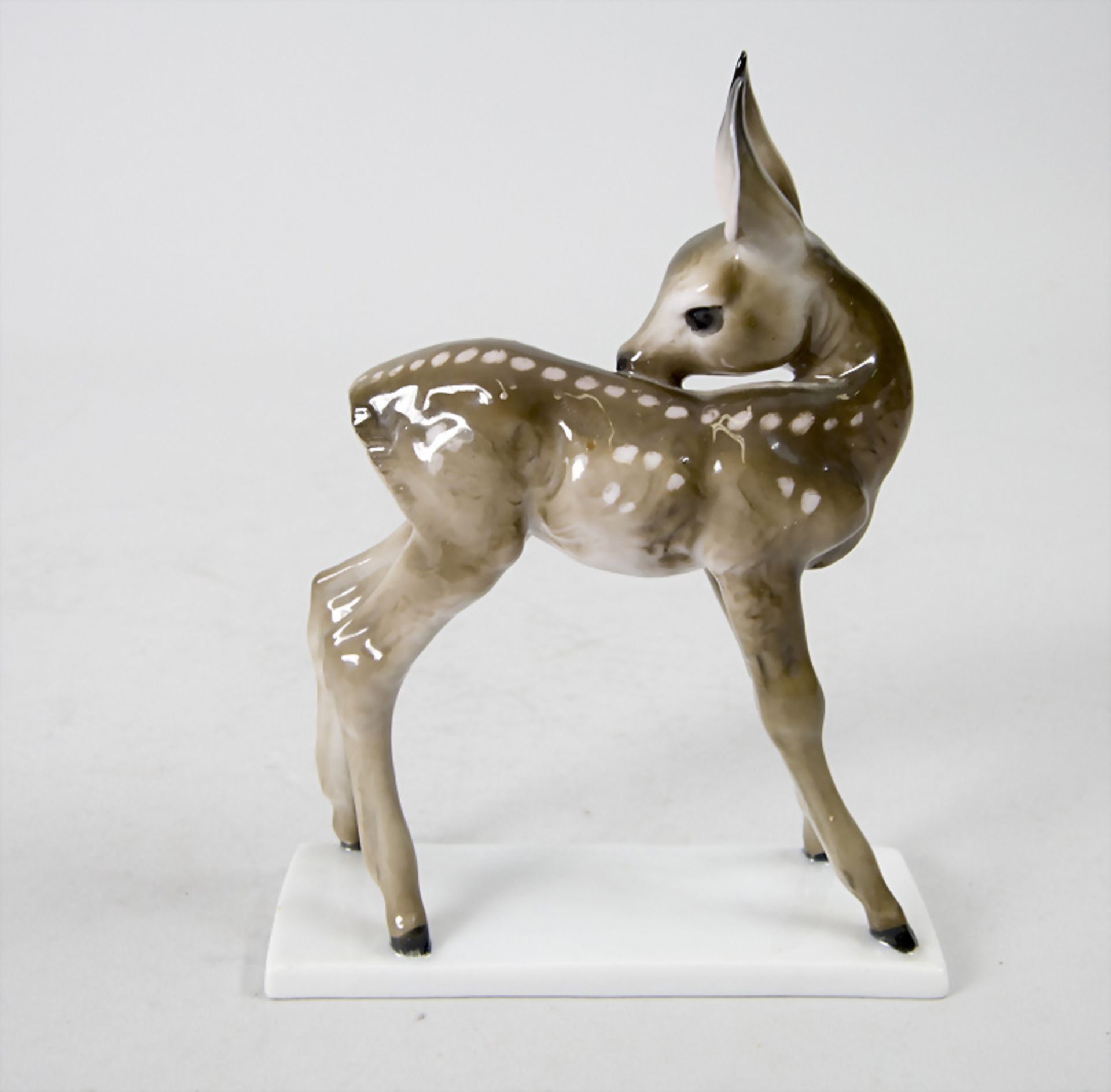 Rehkitz / A fawn, Willi Münch-Khe, Rosenthal, Selb, 1935 - Image 2 of 6