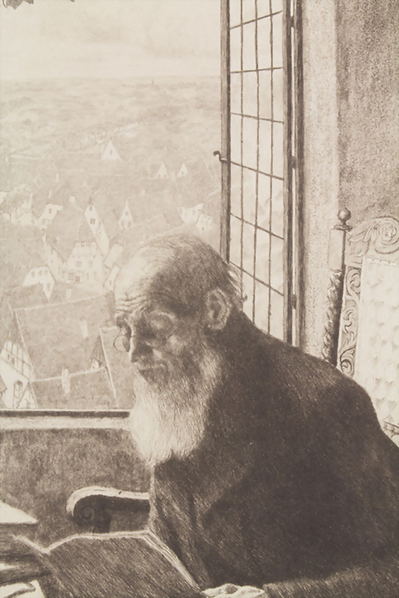 Franz Hecker (1870-1944), 'Gelehrter' / 'A scholar' - Image 2 of 4